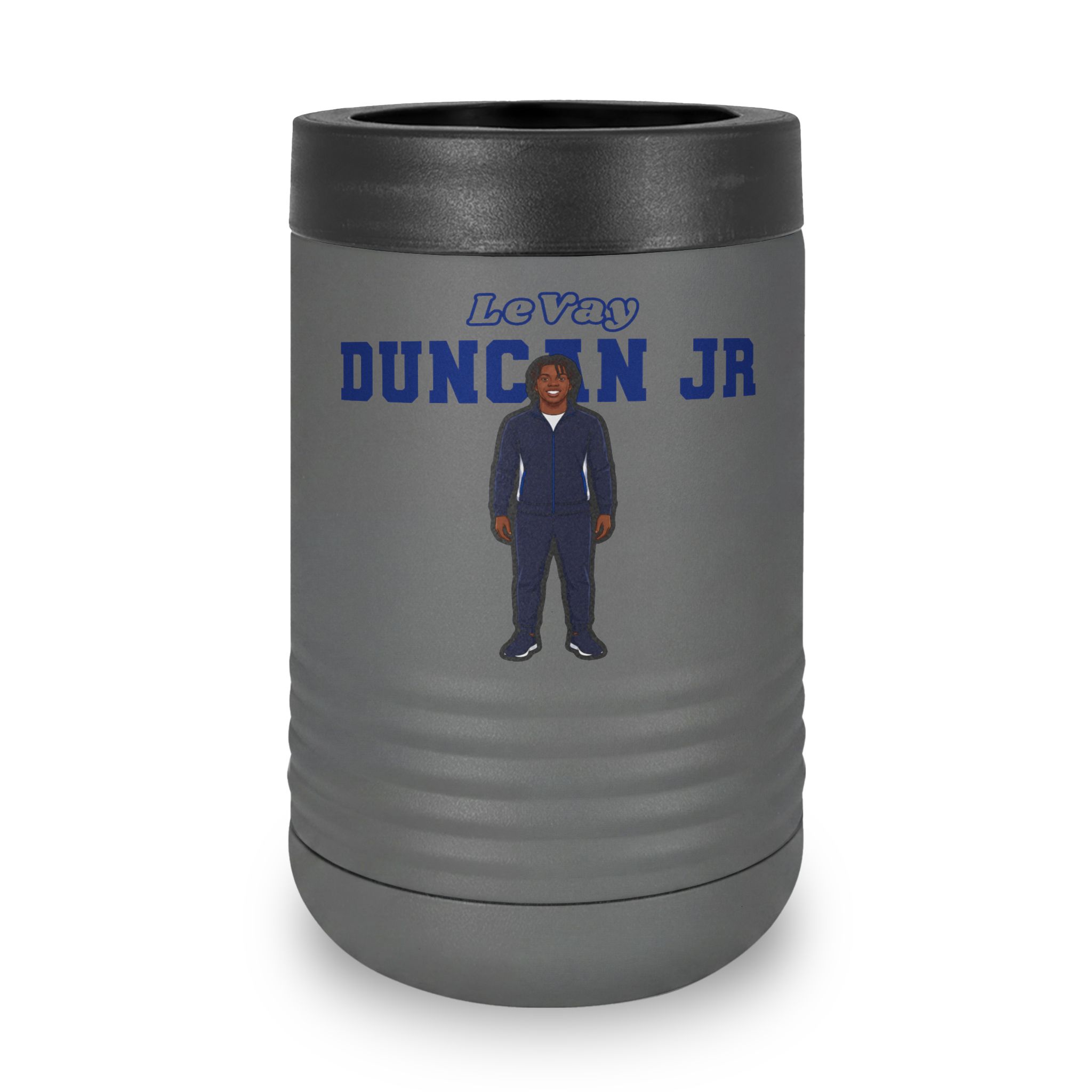 Stainless Can Cooler — character_name_arch in Grey