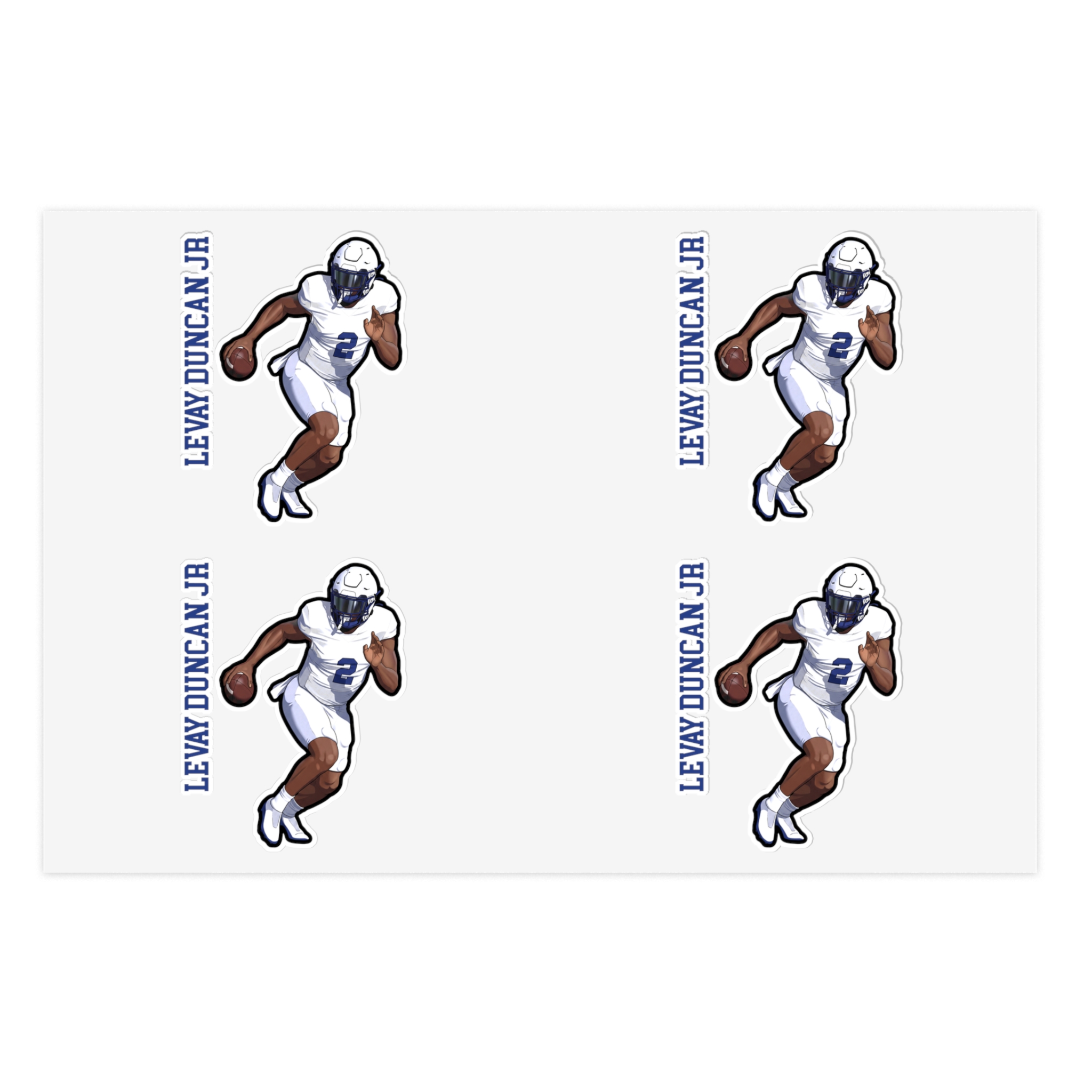 Sticker Sheet — character_name_vertical in Classic