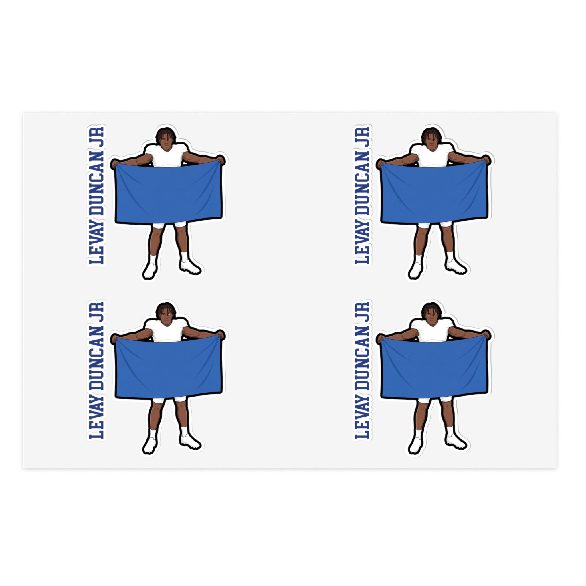 Sticker Sheet — character_name_vertical in Classic