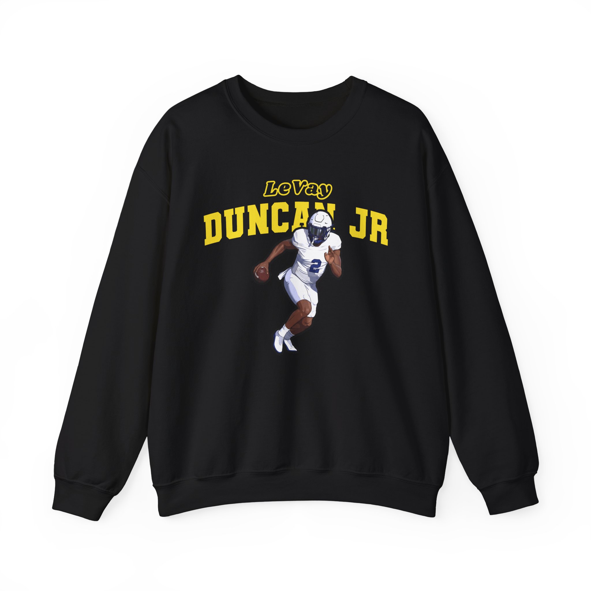 Crewneck Sweatshirt — character_name_arch in Black