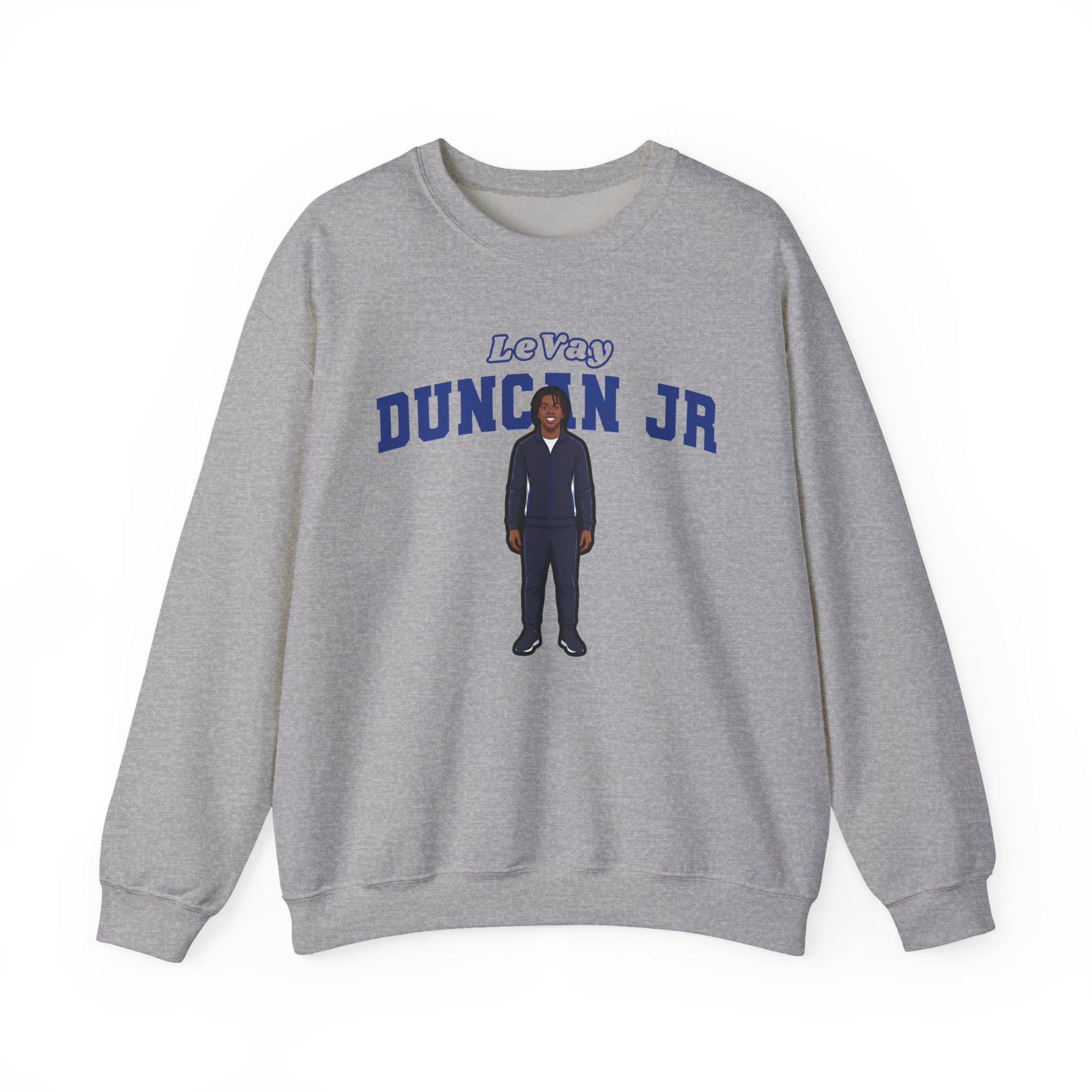 Crewneck Sweatshirt — character_name_arch in Grey