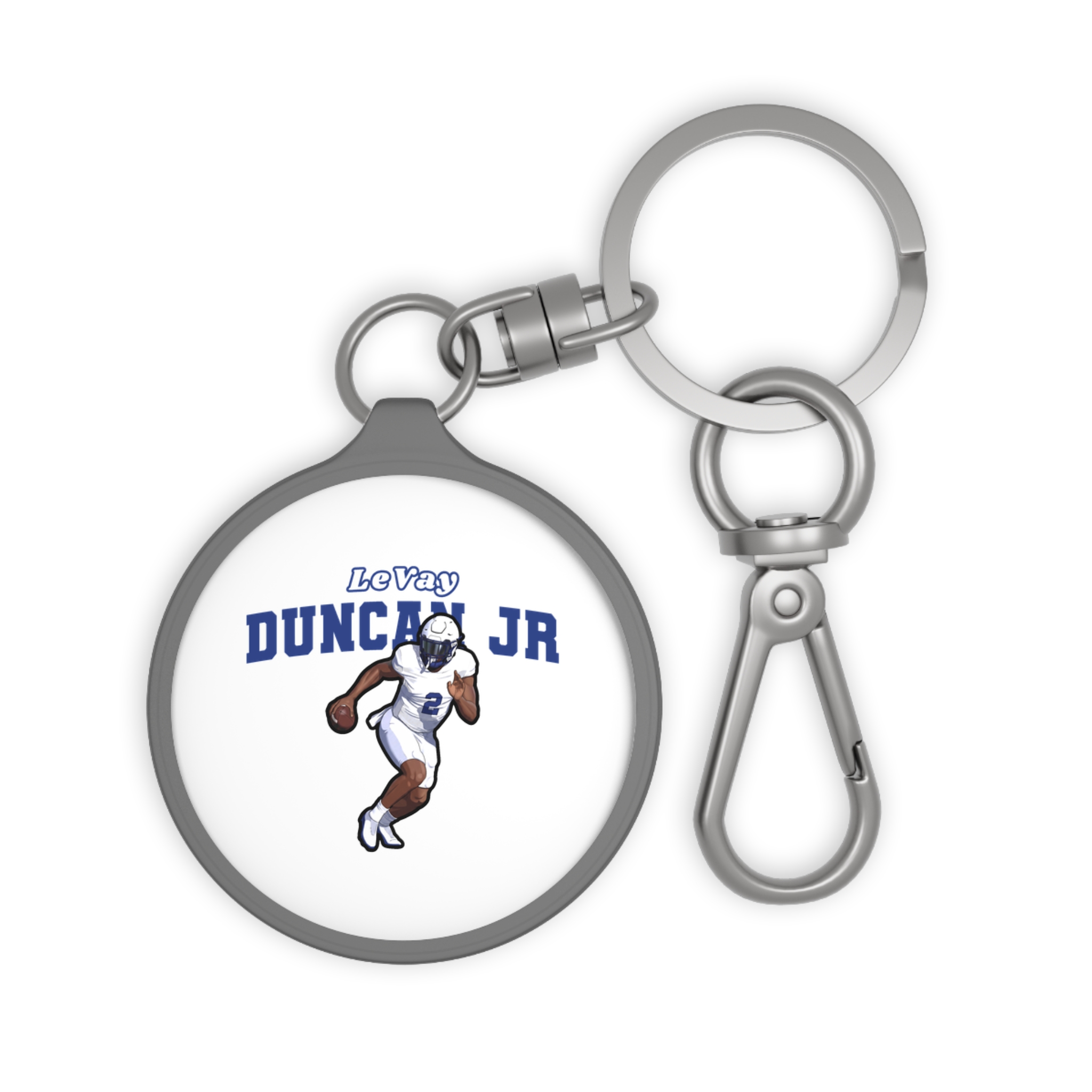 Keychain — character_name_arch in Grey
