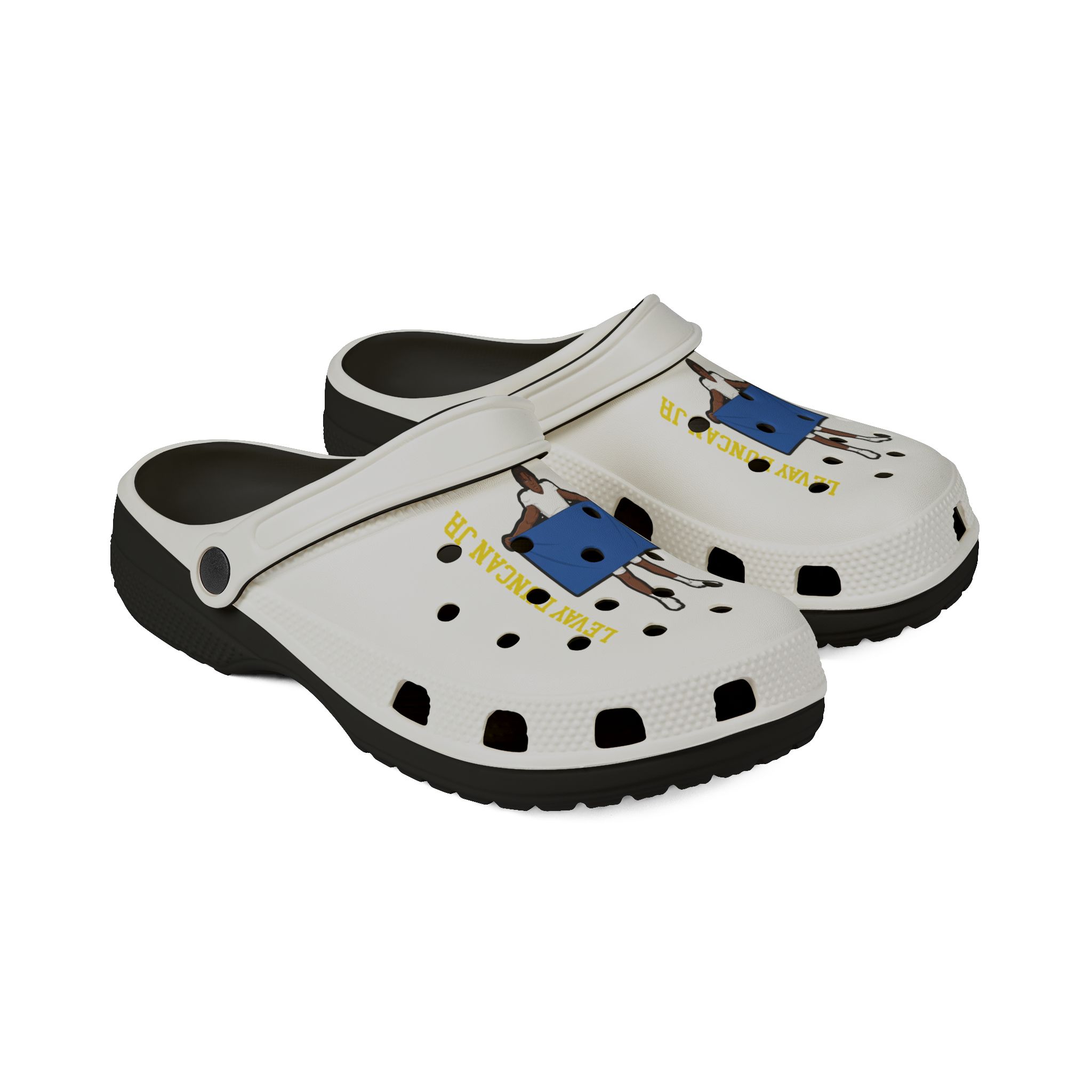 Rubber Clogs — character_name_vertical in Black