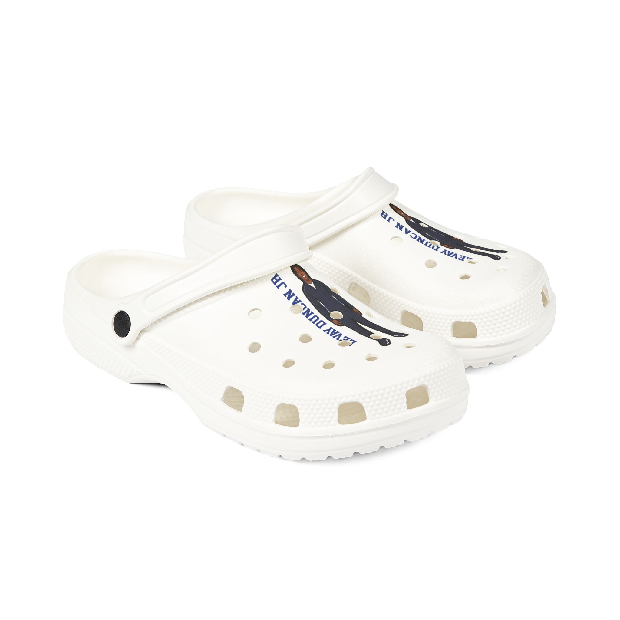 Rubber Clogs — character_name_vertical in White