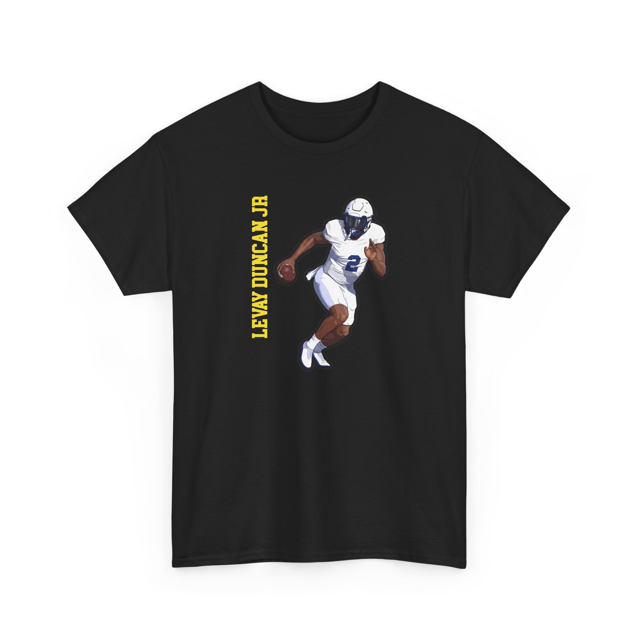 Tee — character_name_vertical in Black