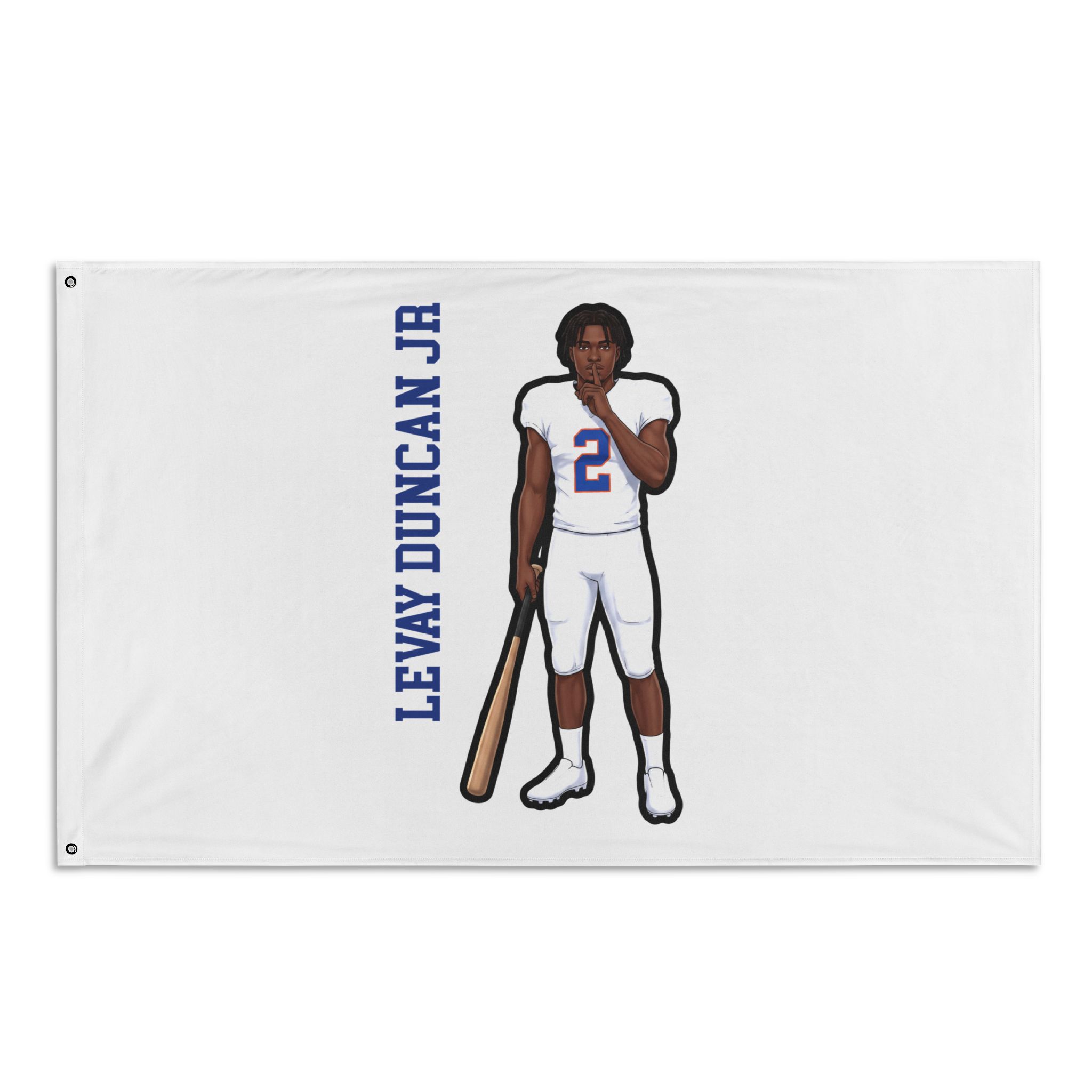 Flag (35 × 56 in) — character_name_vertical in Classic