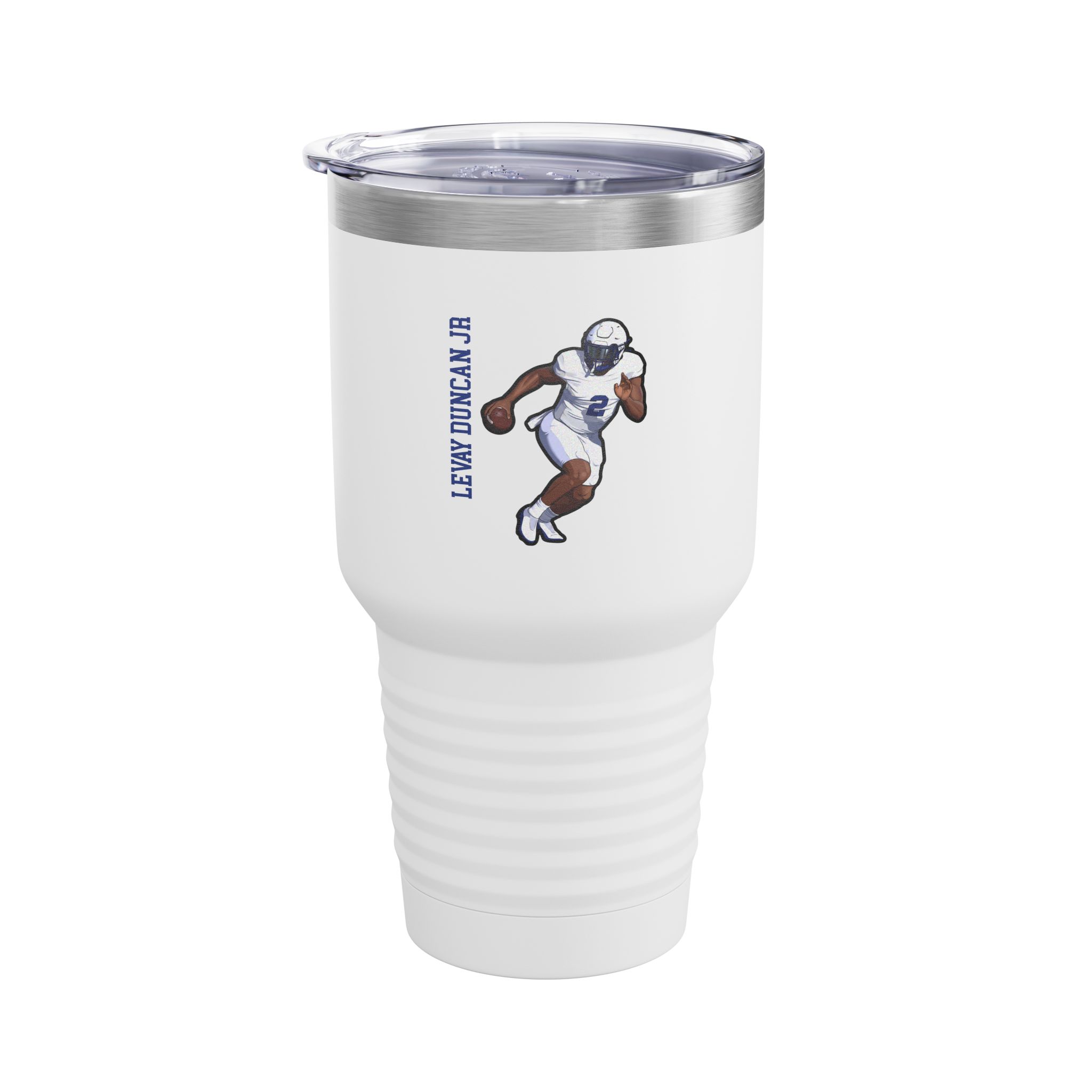 30oz Tumbler — character_name_vertical in White