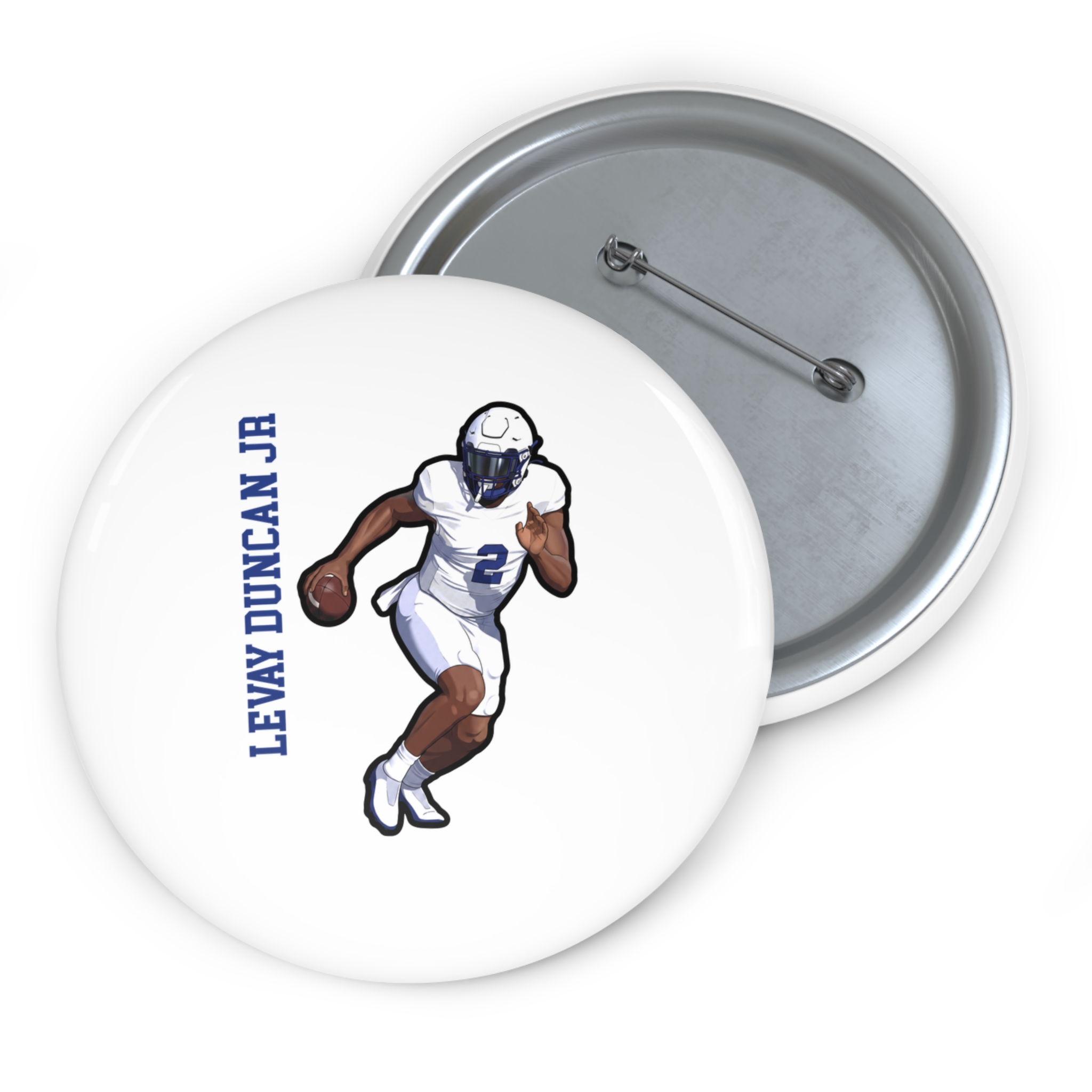 Game Day Pin — character_name_vertical in Classic