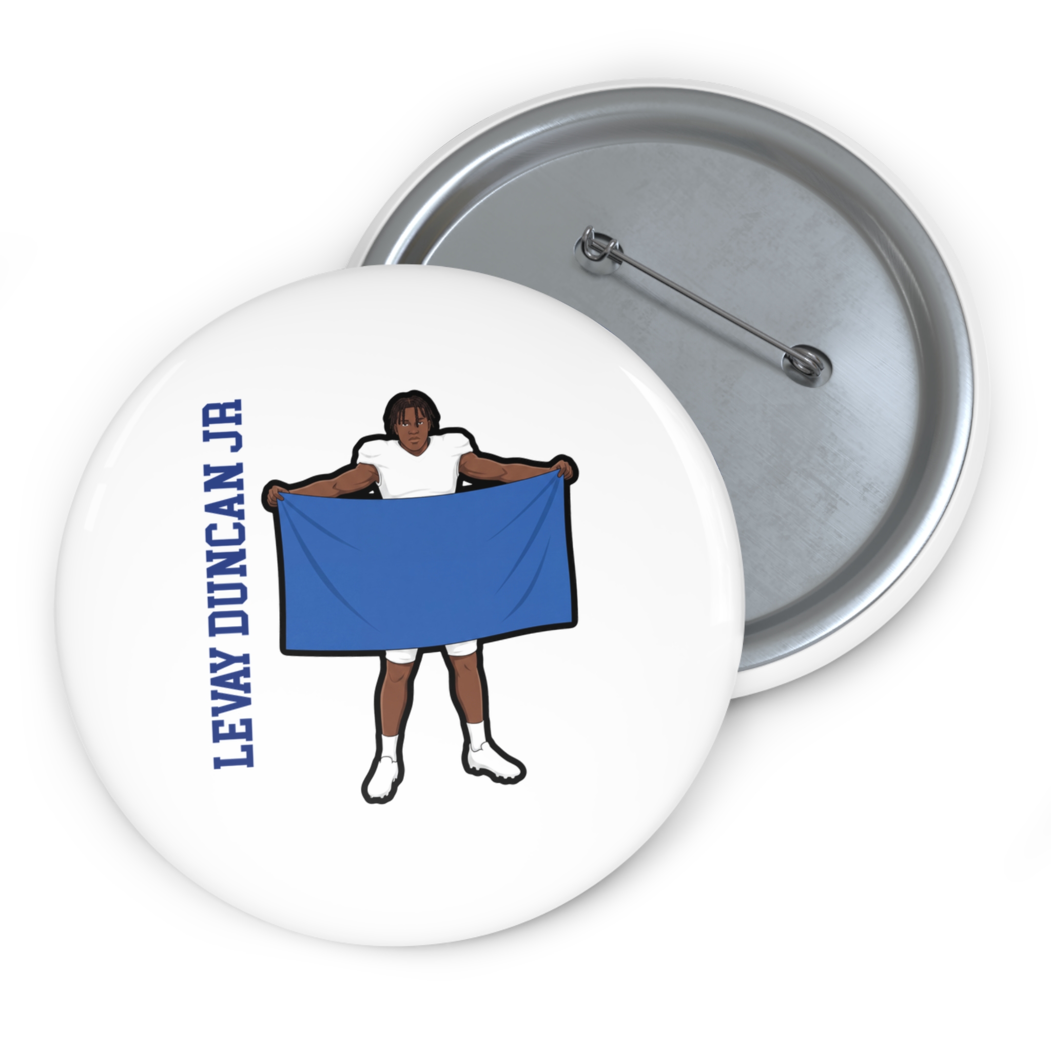 Game Day Pin — character_name_vertical in Classic