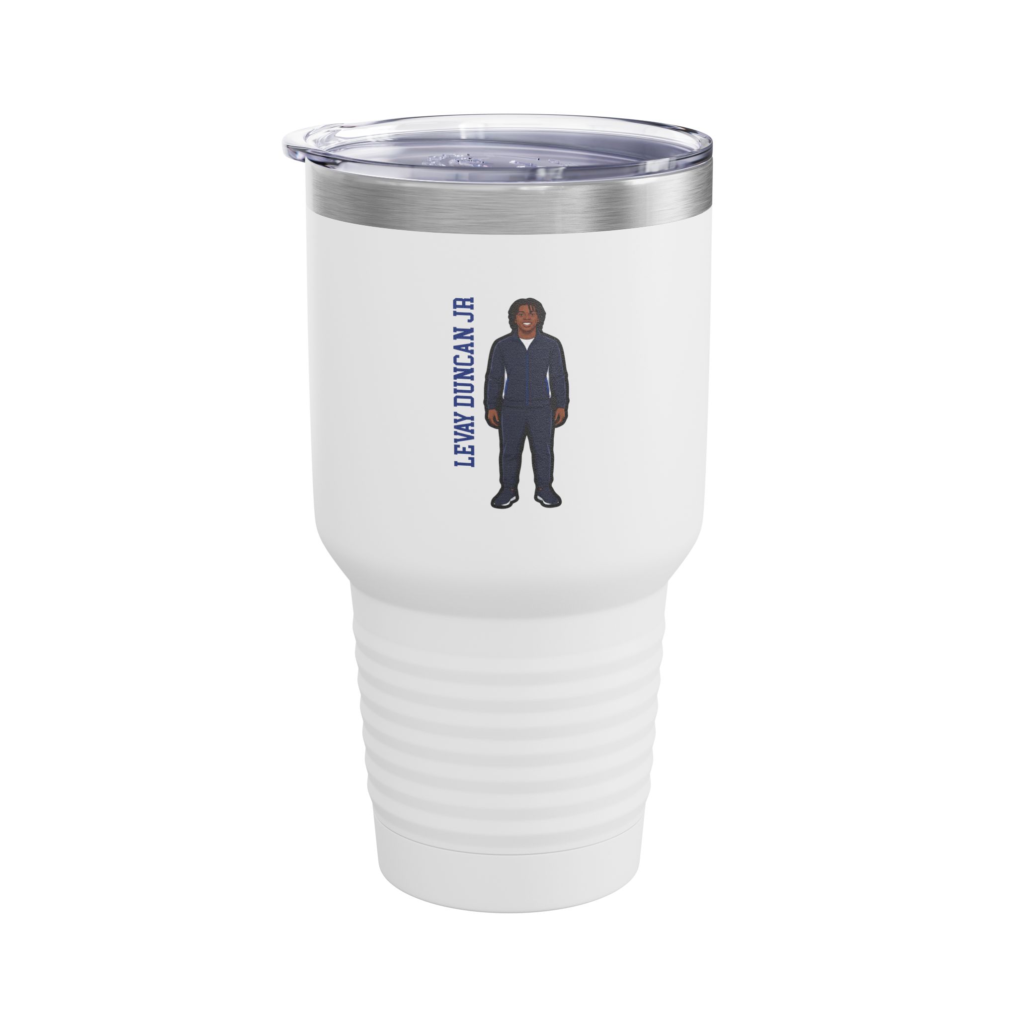 30oz Tumbler — character_name_vertical in White