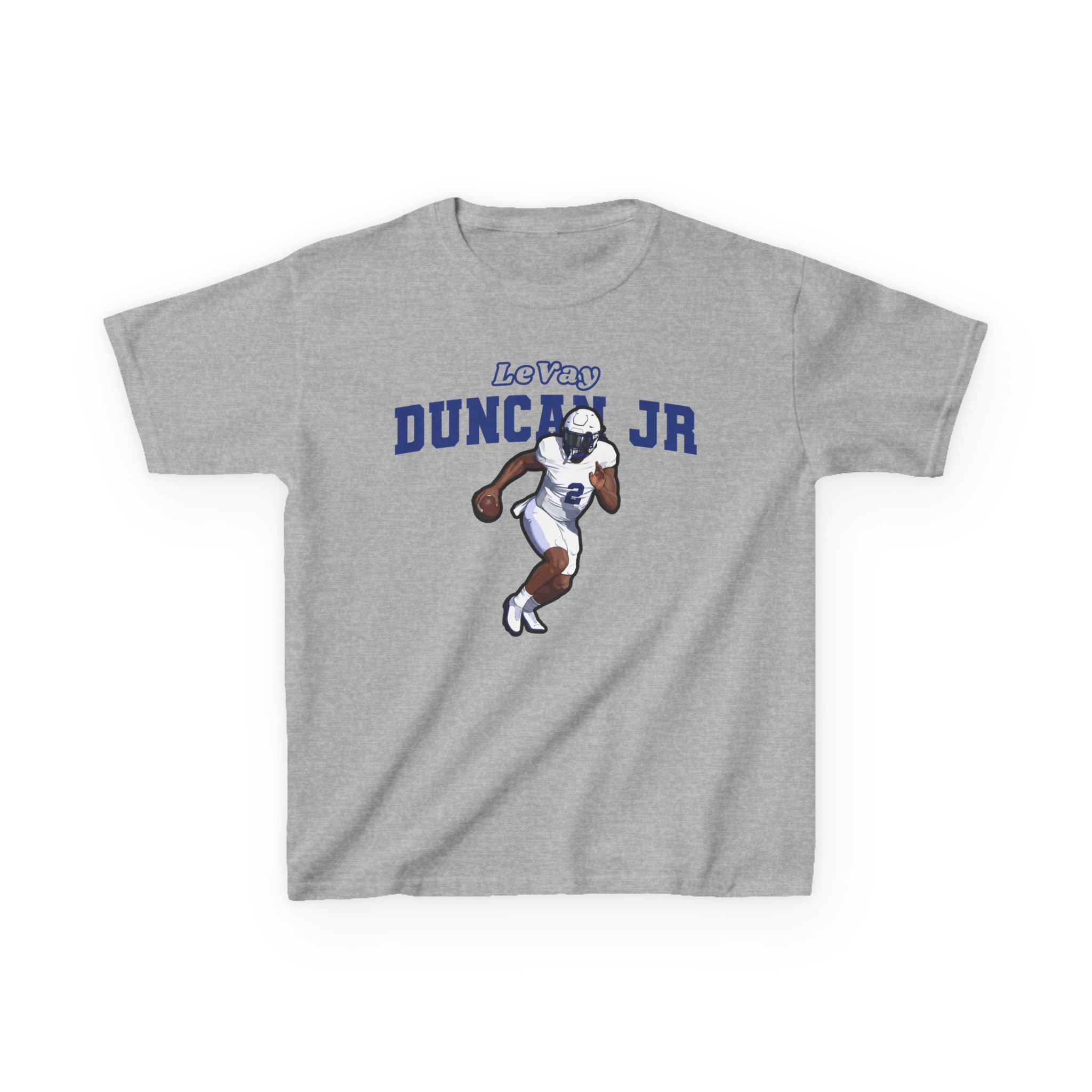 Youth Tee — character_name_arch in Grey