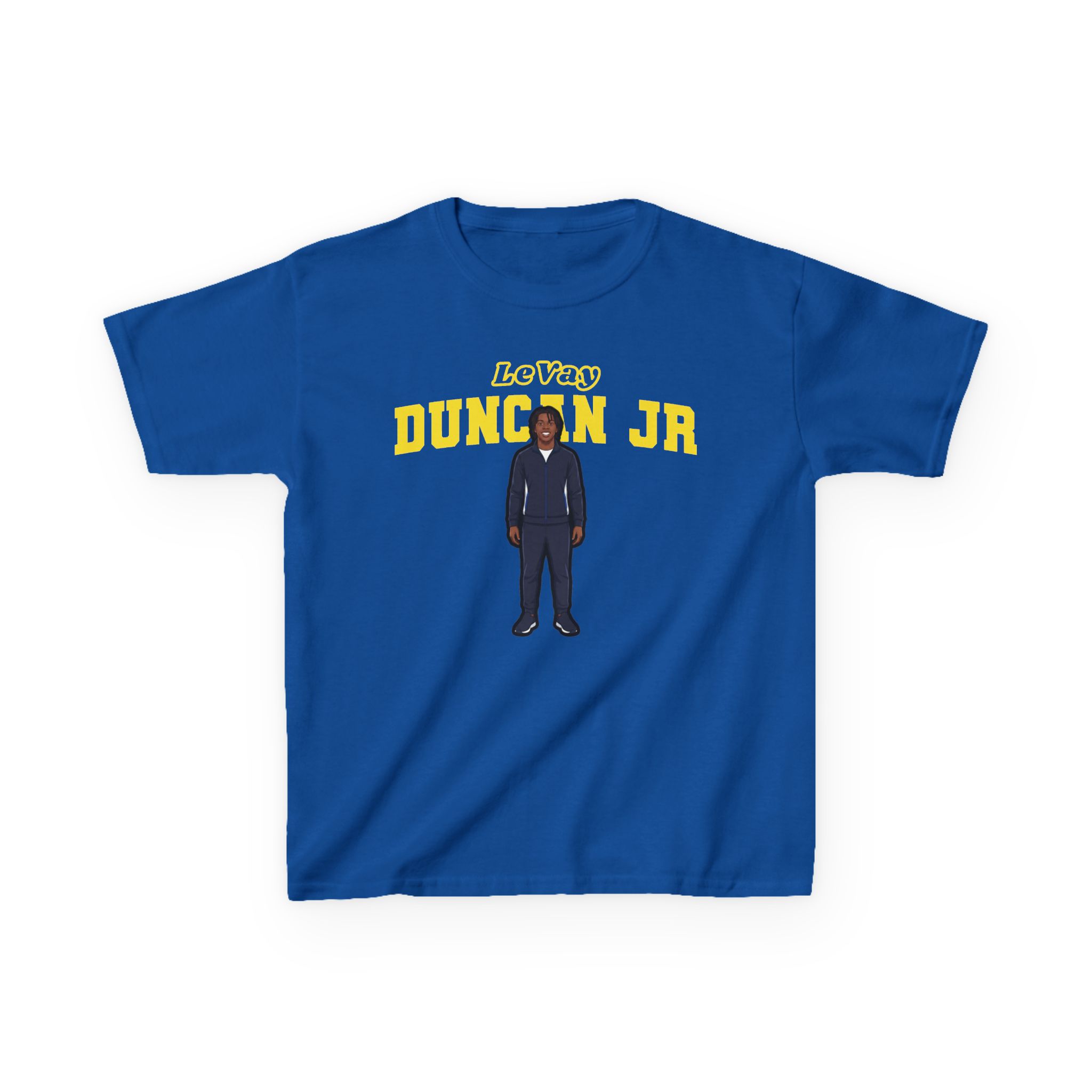 Youth Tee — character_name_arch in Royal