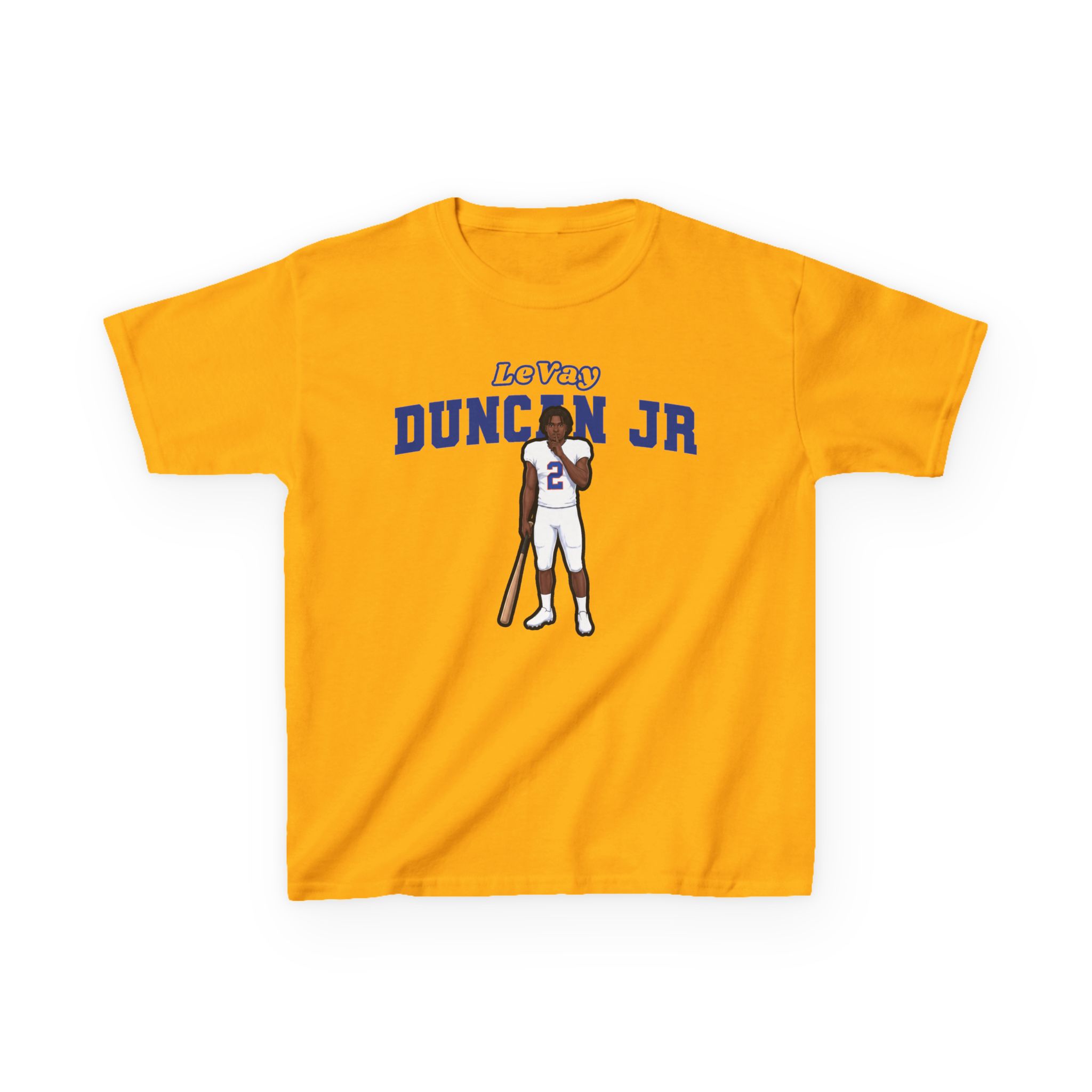 Youth Tee — character_name_arch in Gold