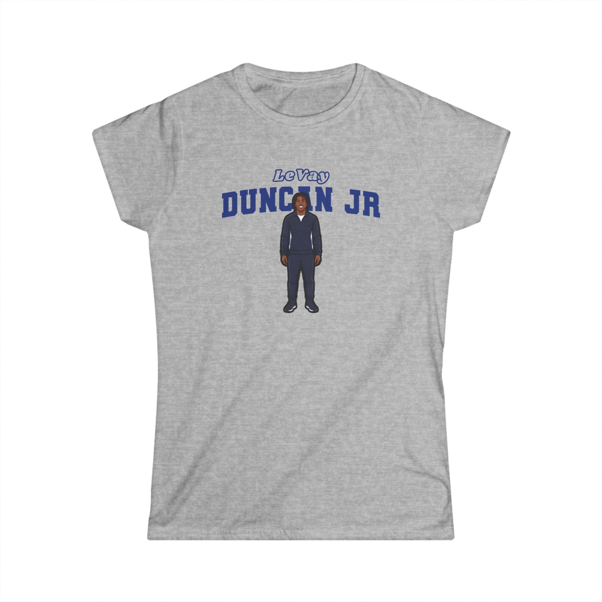 Women's Softstyle Tee — character_name_arch in Grey