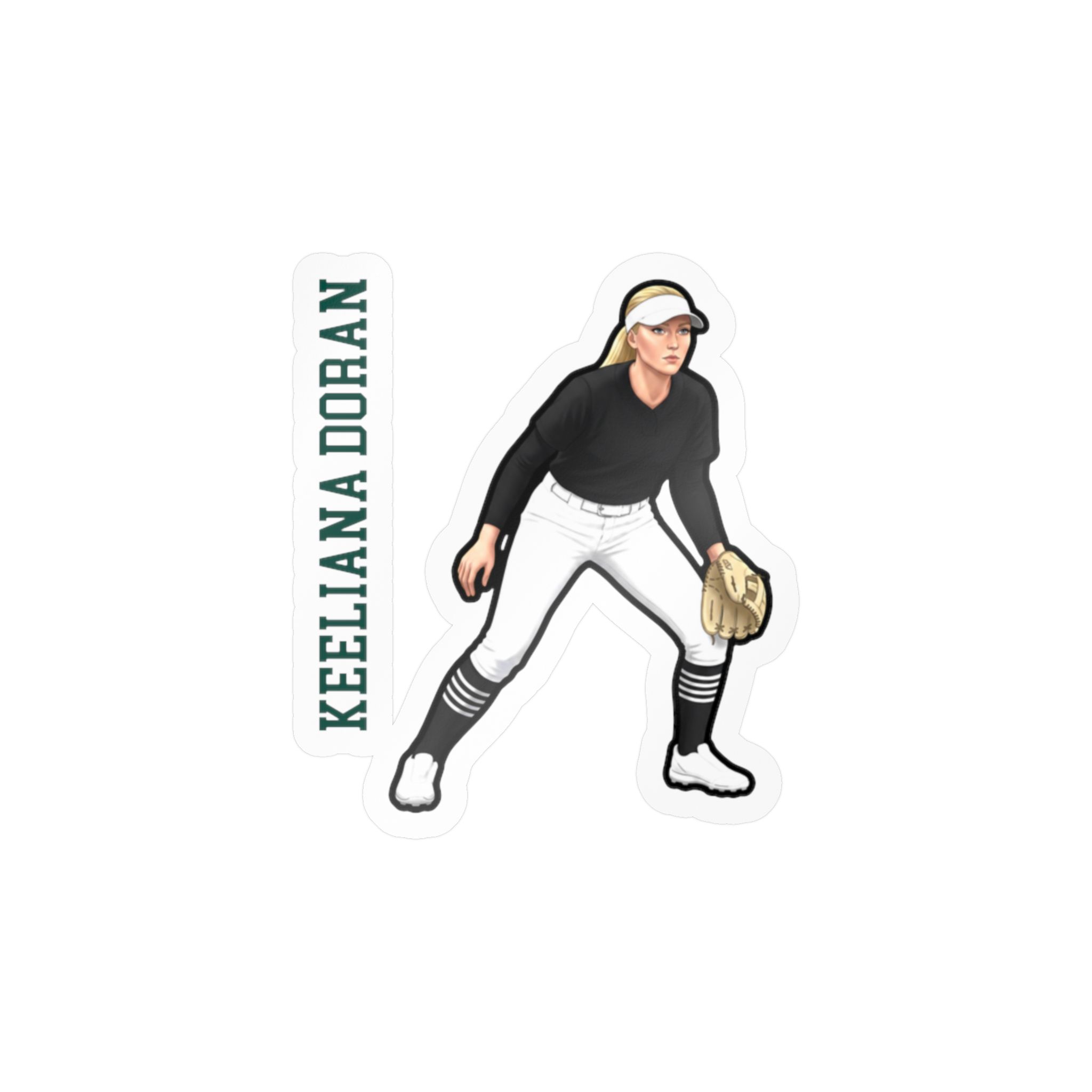 Vinyl Sticker — character_name_vertical in Classic