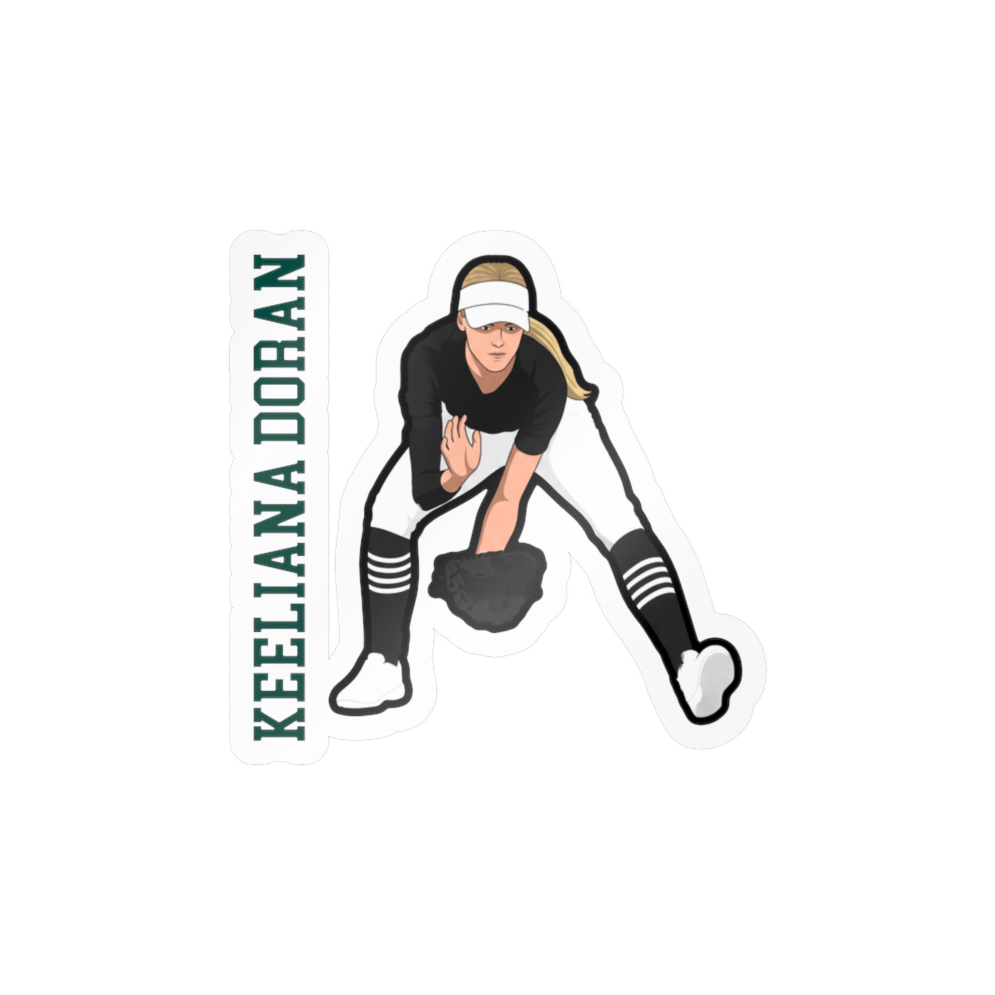 Vinyl Sticker — character_name_vertical in Classic