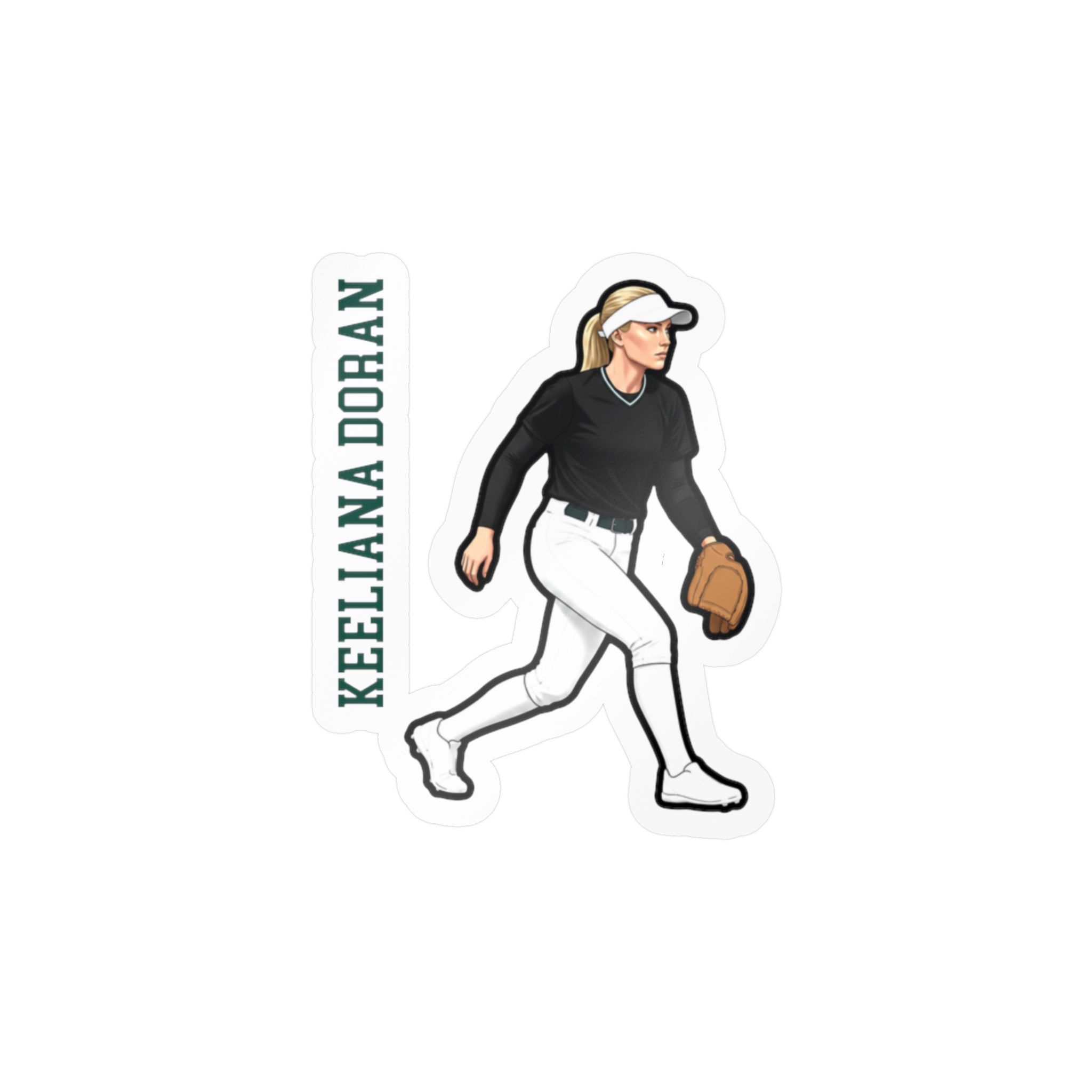 Vinyl Sticker — character_name_vertical in Classic