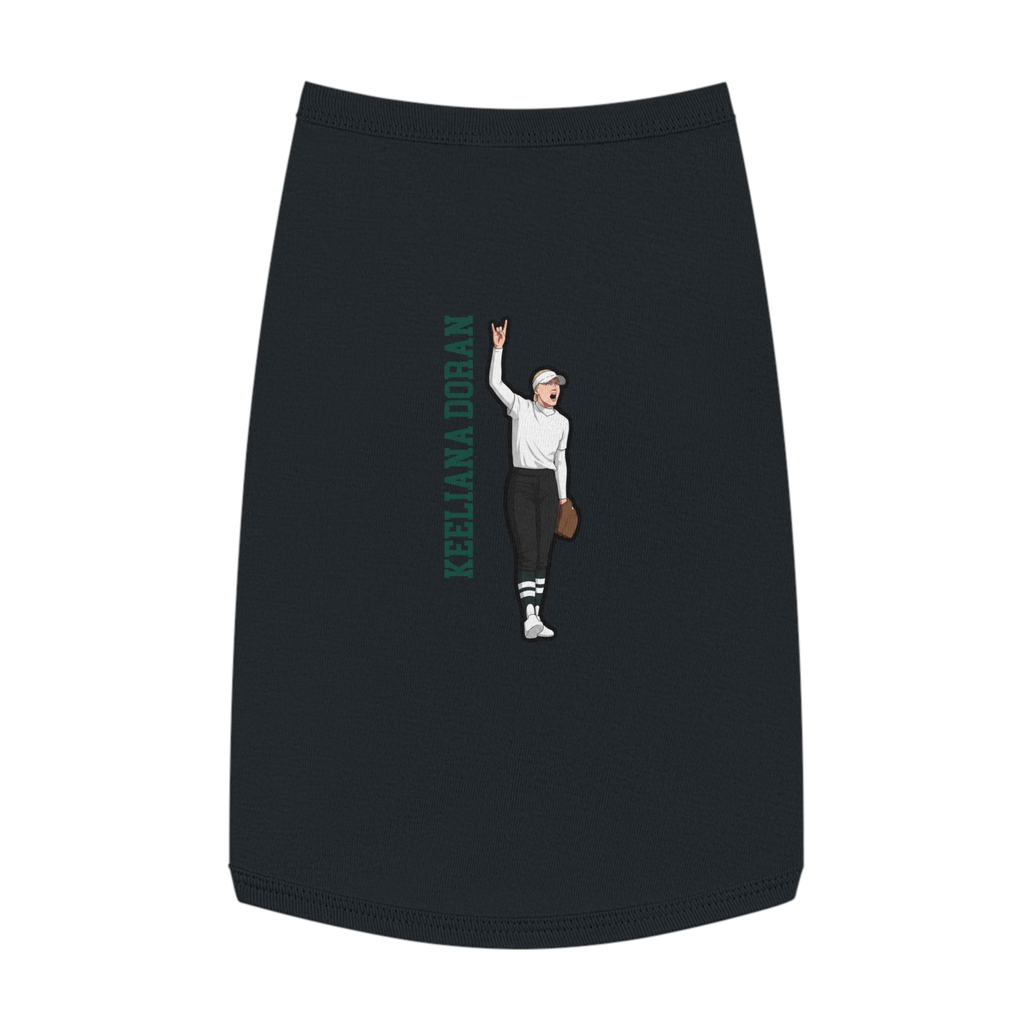 Pet Tank Top — character_name_vertical in White