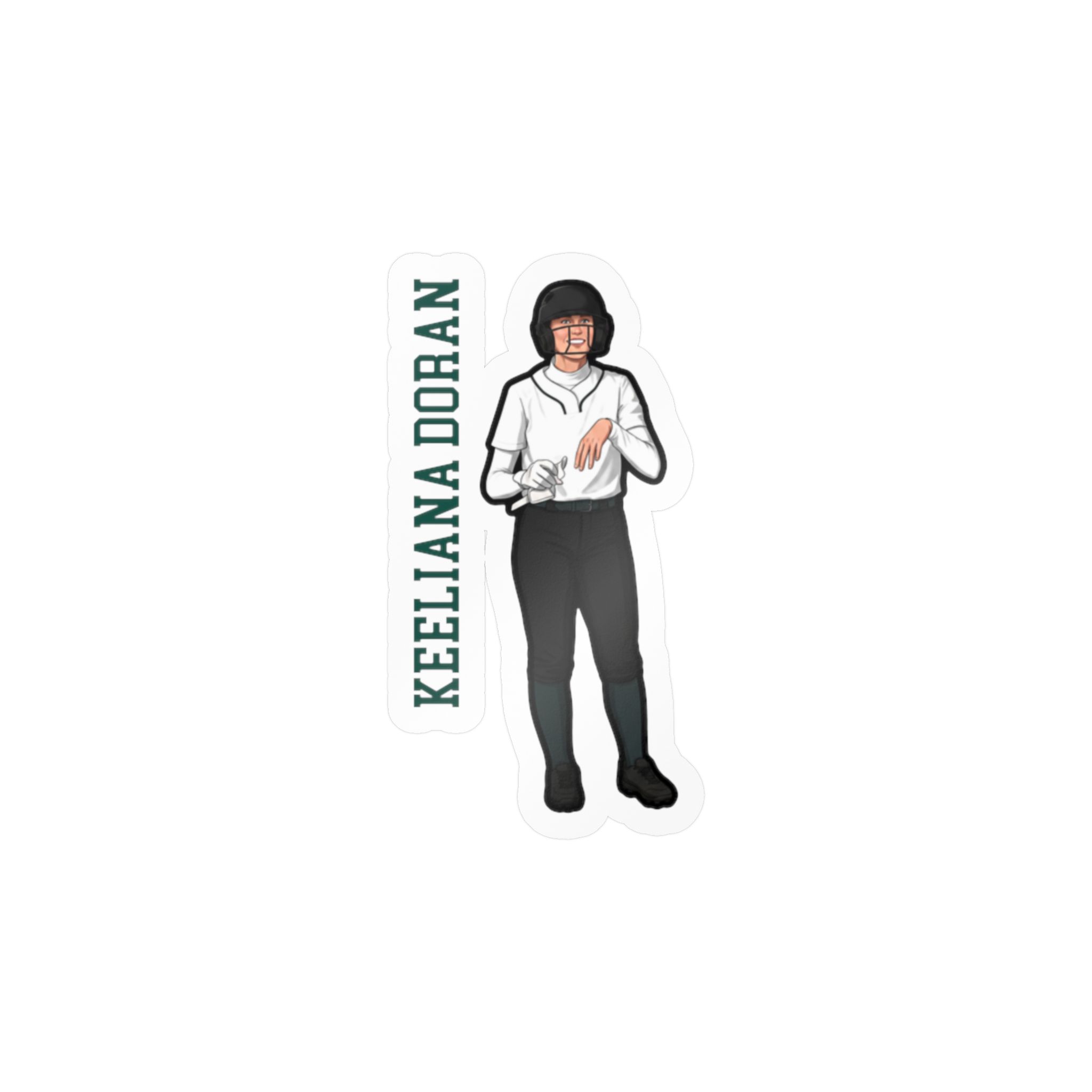 Vinyl Sticker — character_name_vertical in Classic