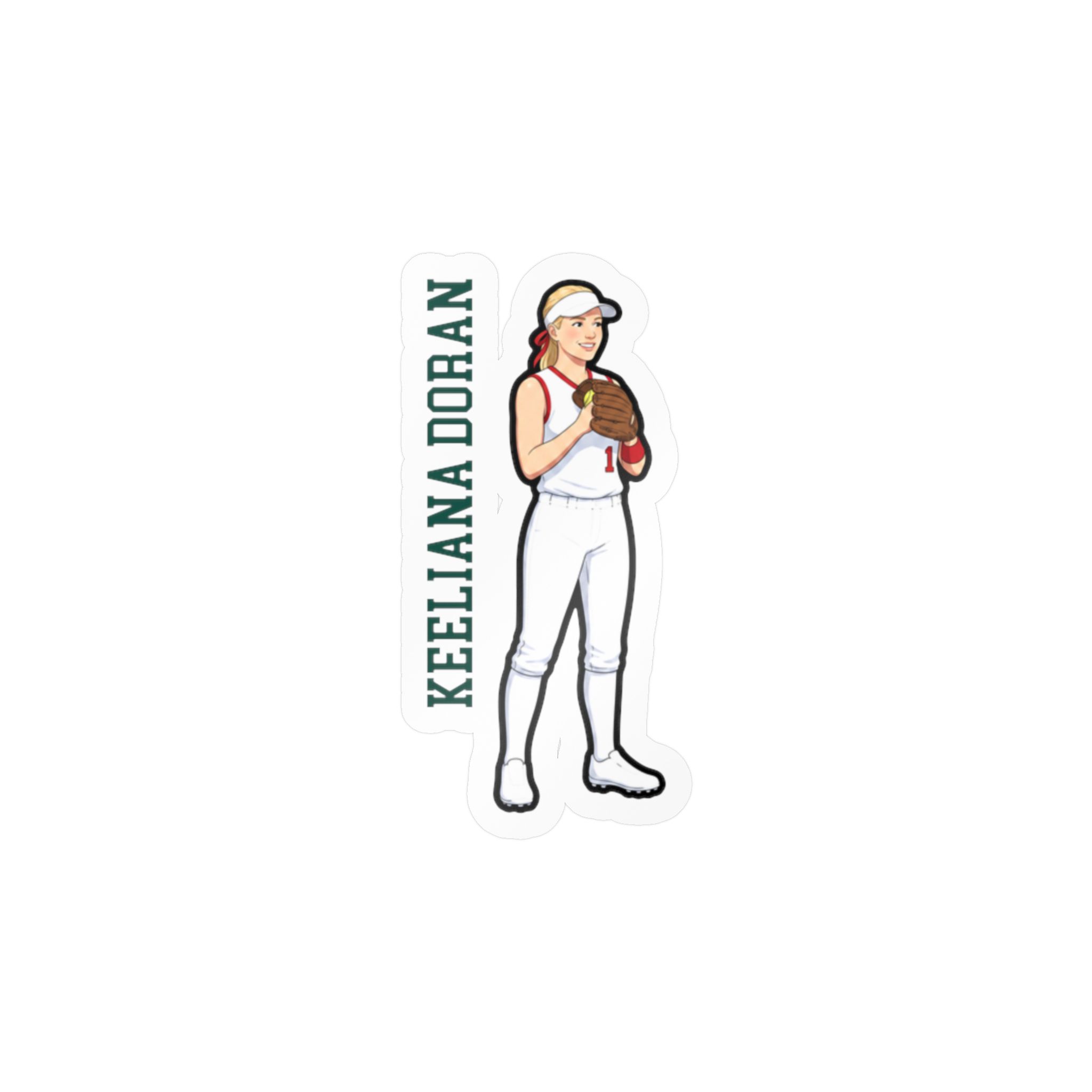 Vinyl Sticker — character_name_vertical in Classic