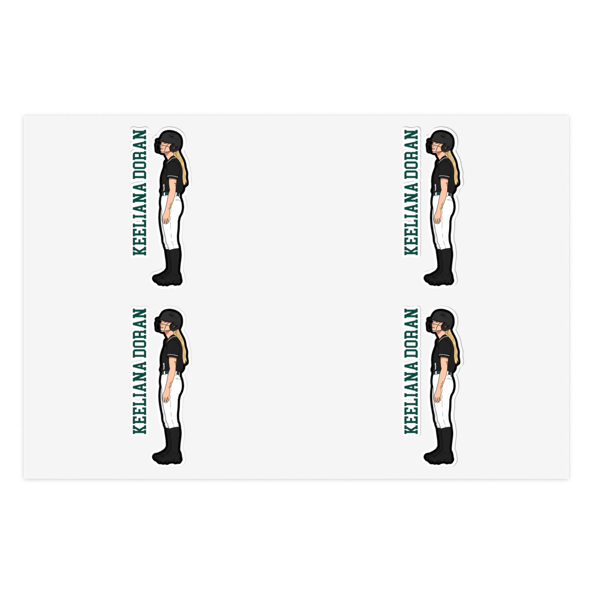 Sticker Sheet — character_name_vertical in Classic