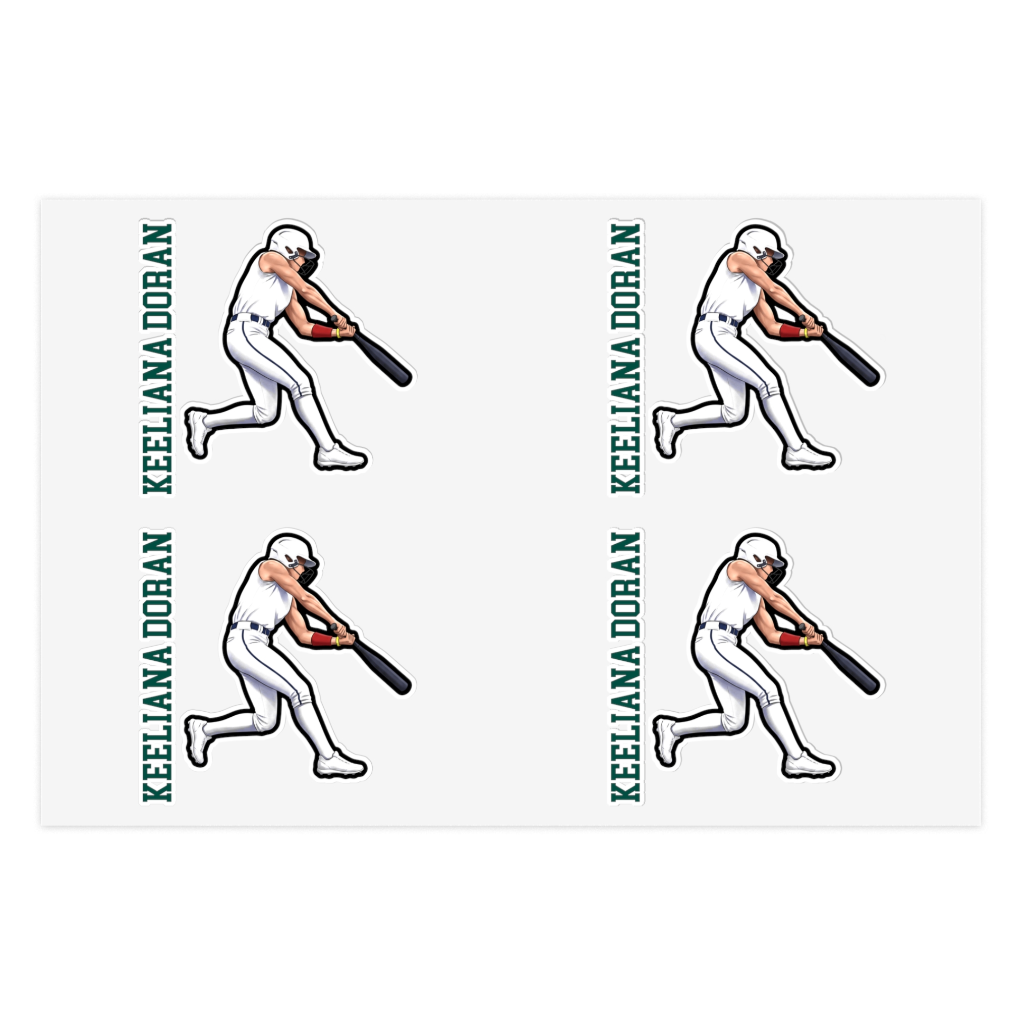 Sticker Sheet — character_name_vertical in Classic