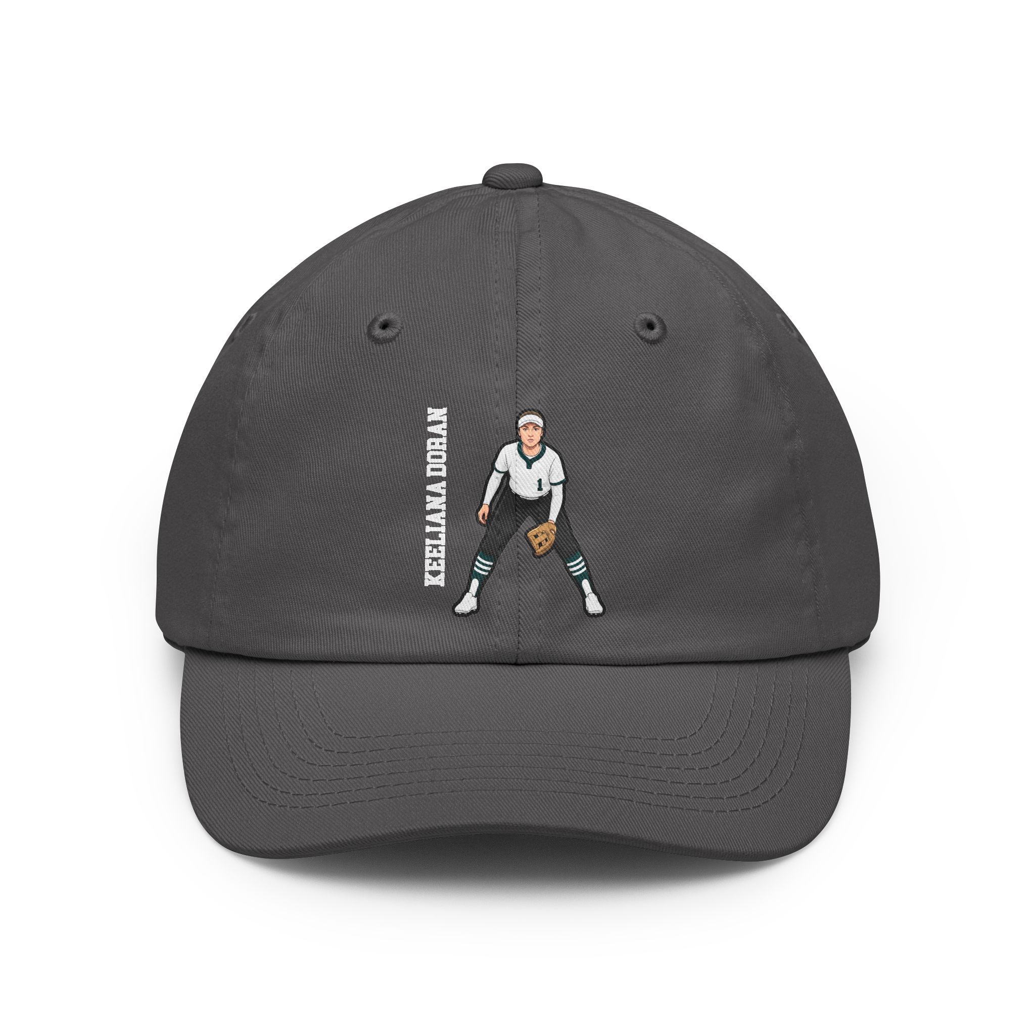 Classic Cap — character_name_vertical in Grey