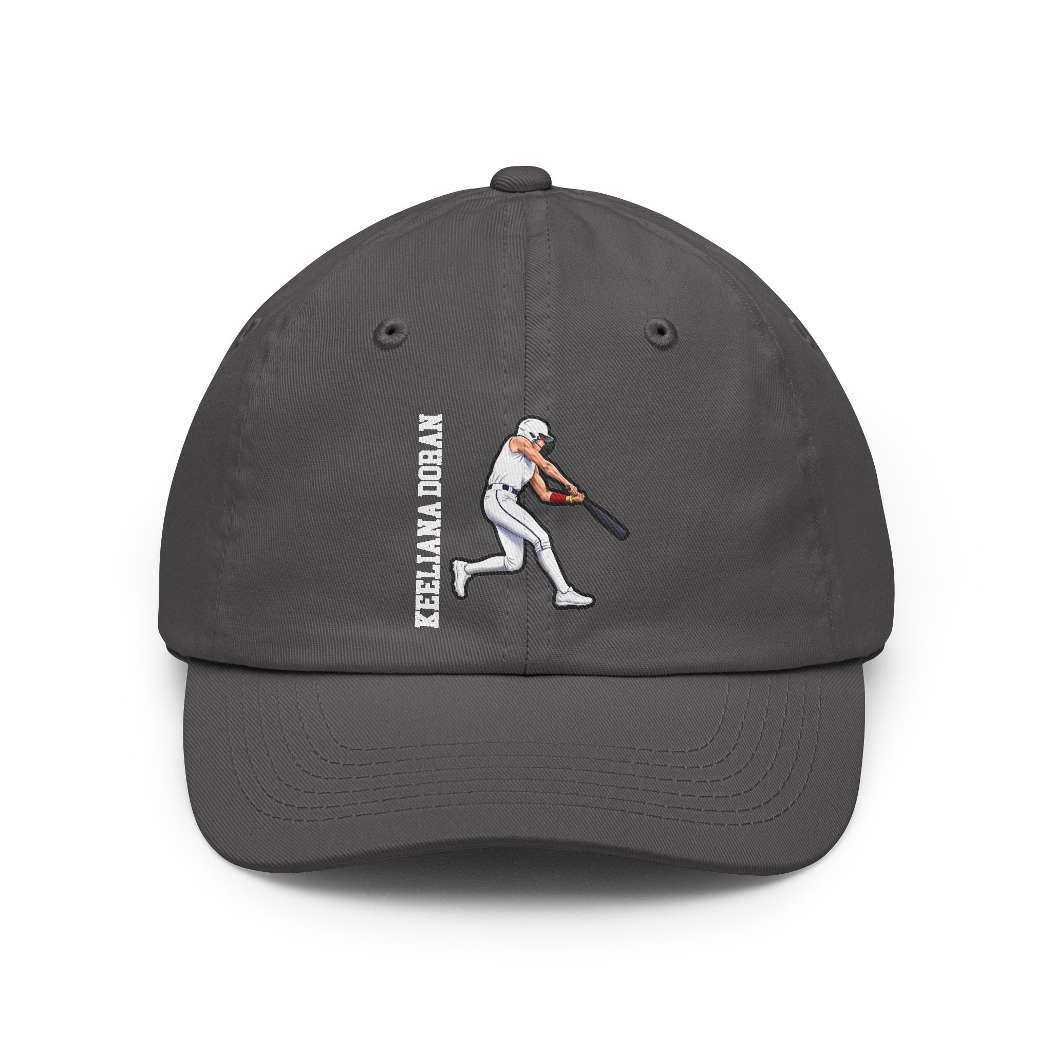 Classic Cap — character_name_vertical in Grey