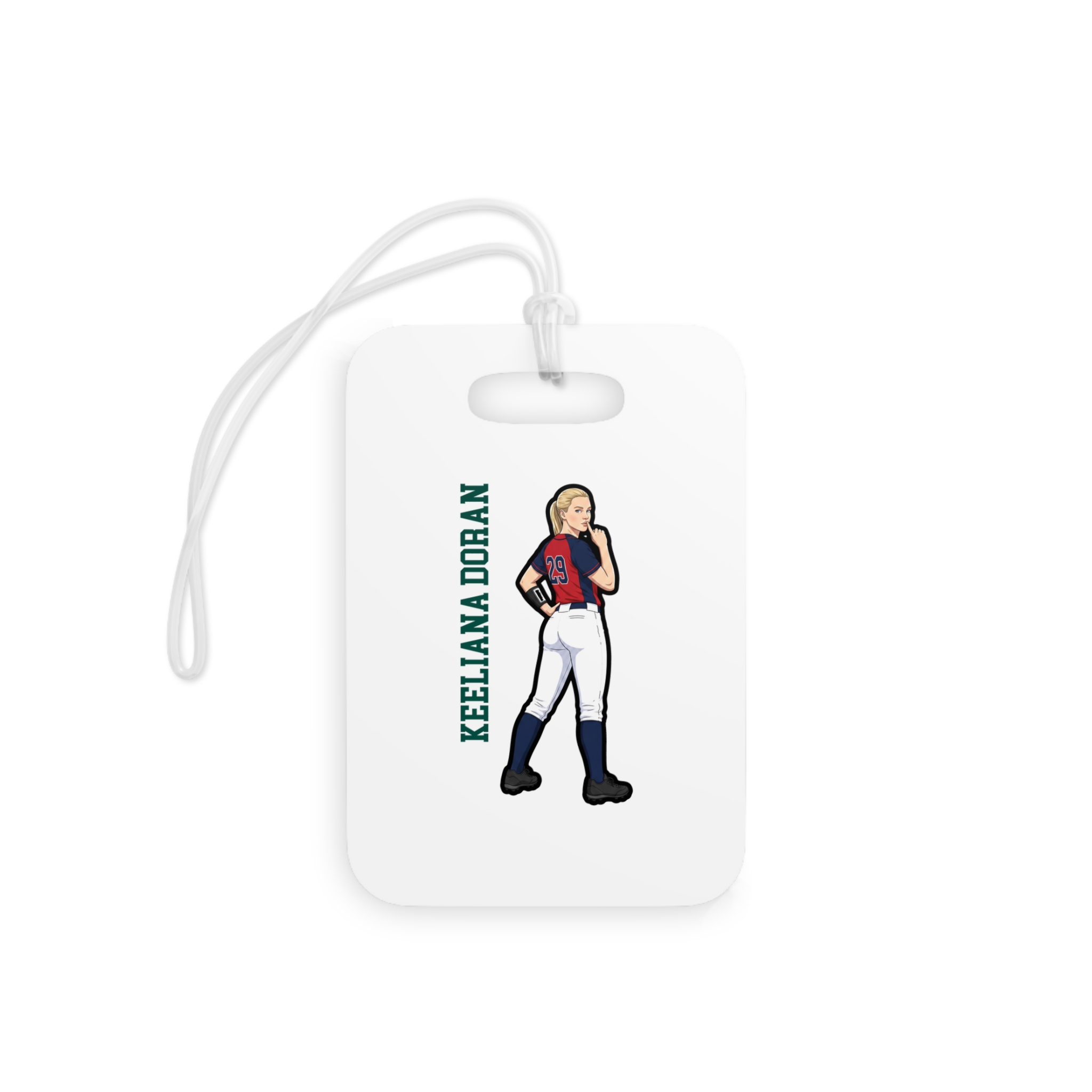 Bag Tag — character_name_vertical in Classic
