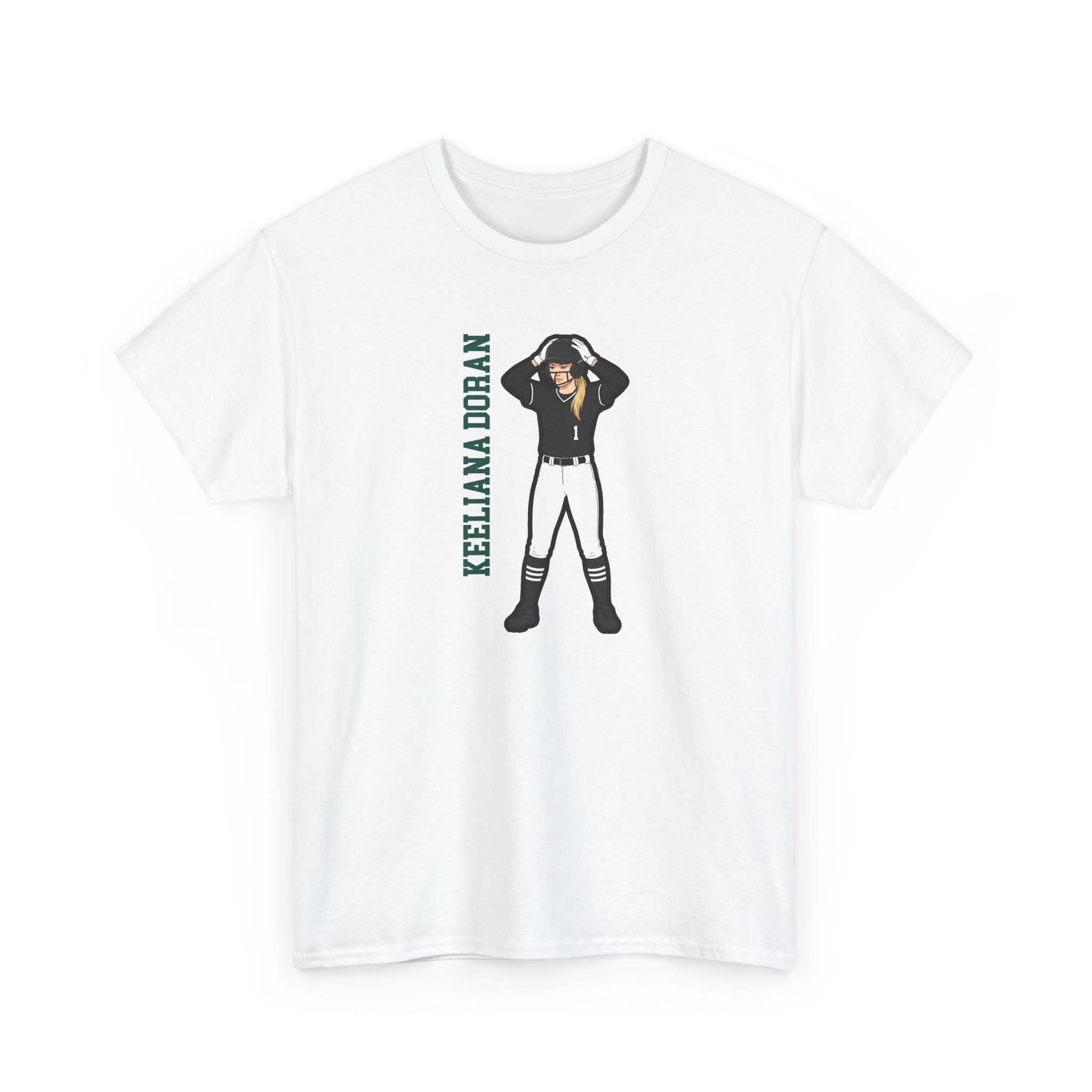 Tee — character_name_vertical in White