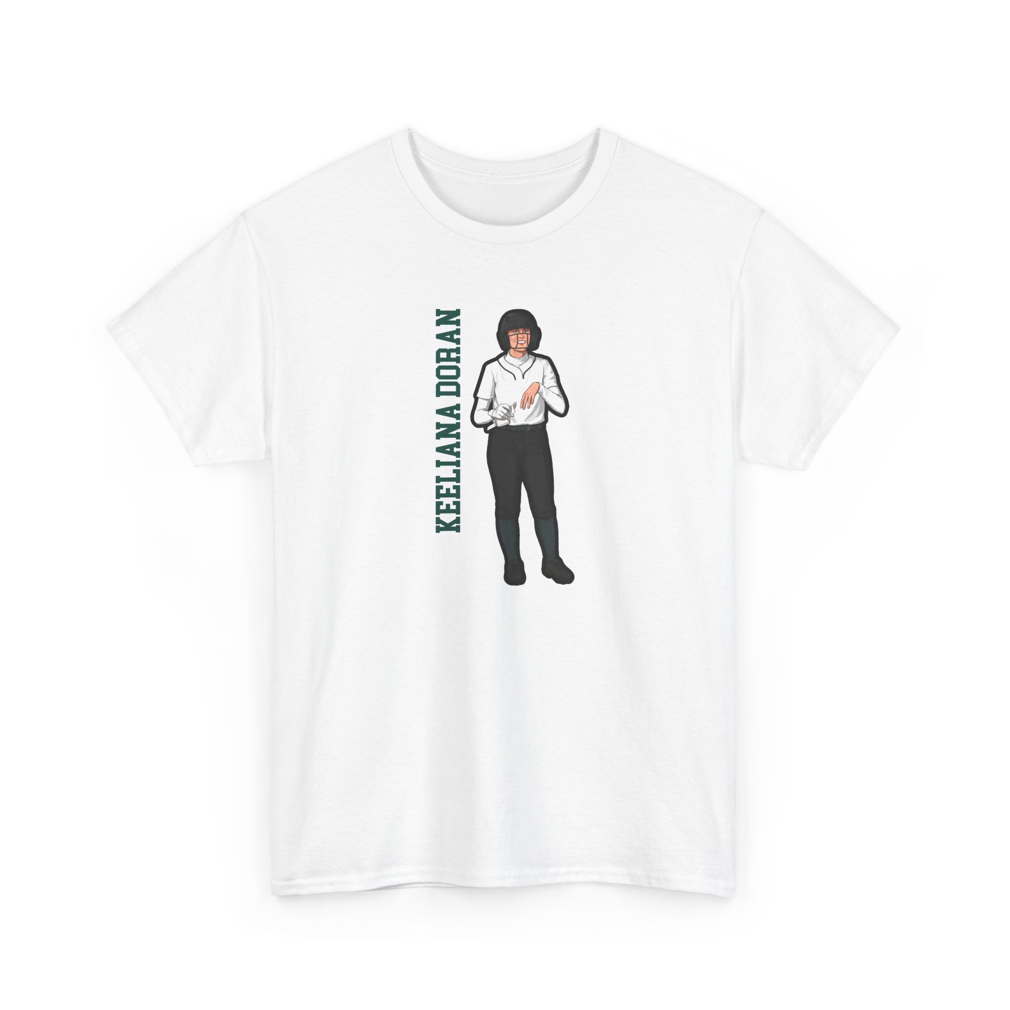 Tee — character_name_vertical in White