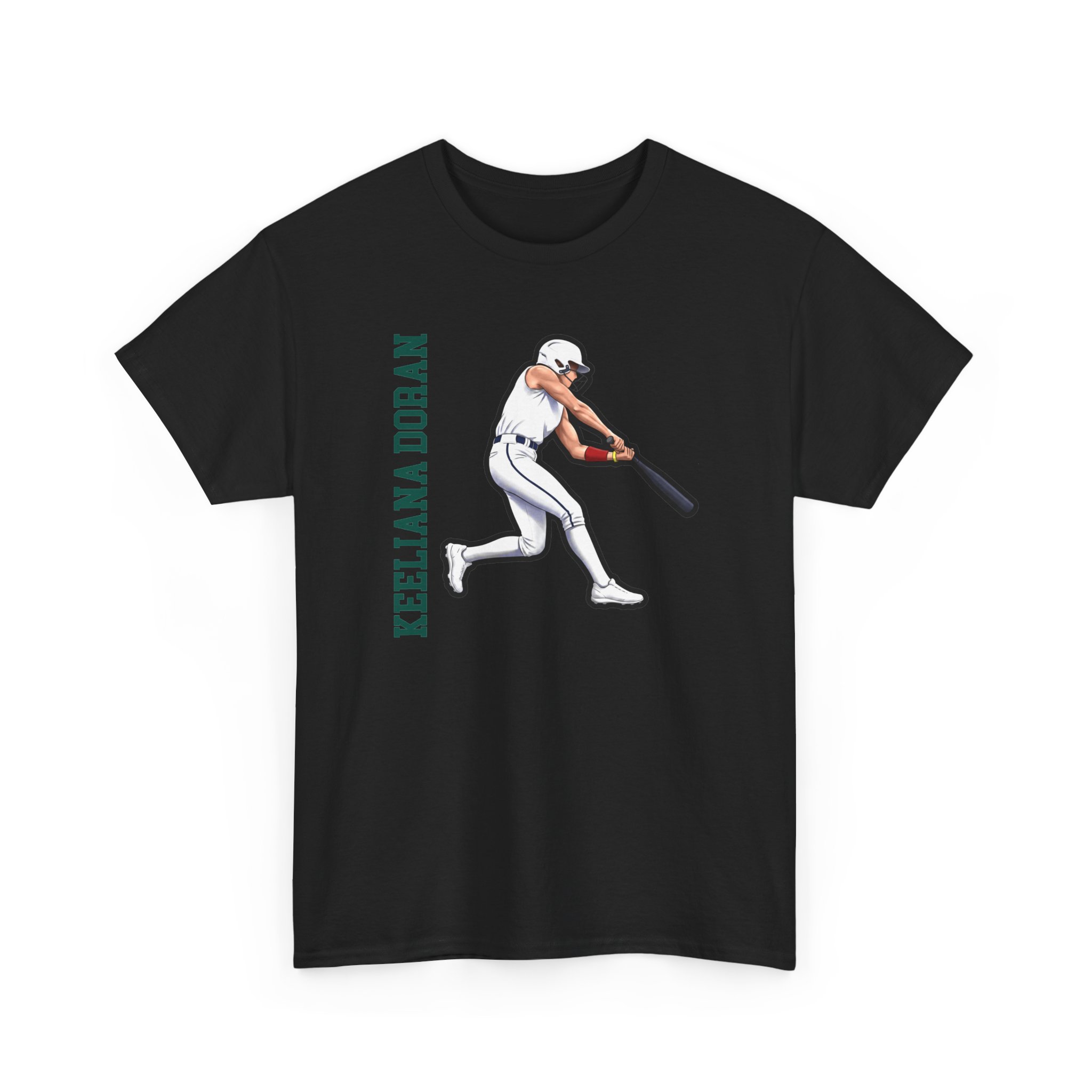 Tee — character_name_vertical in Black