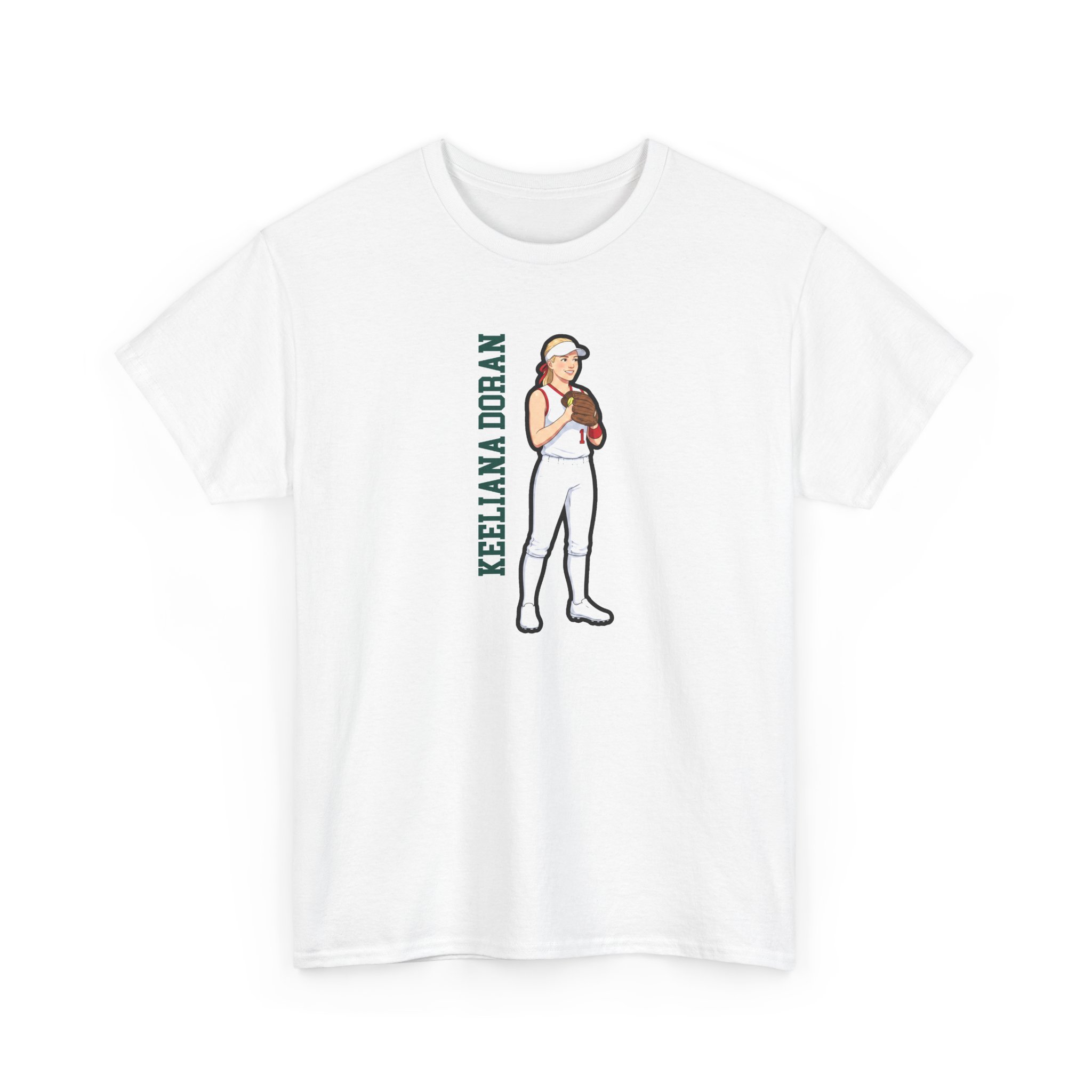 Tee — character_name_vertical in White
