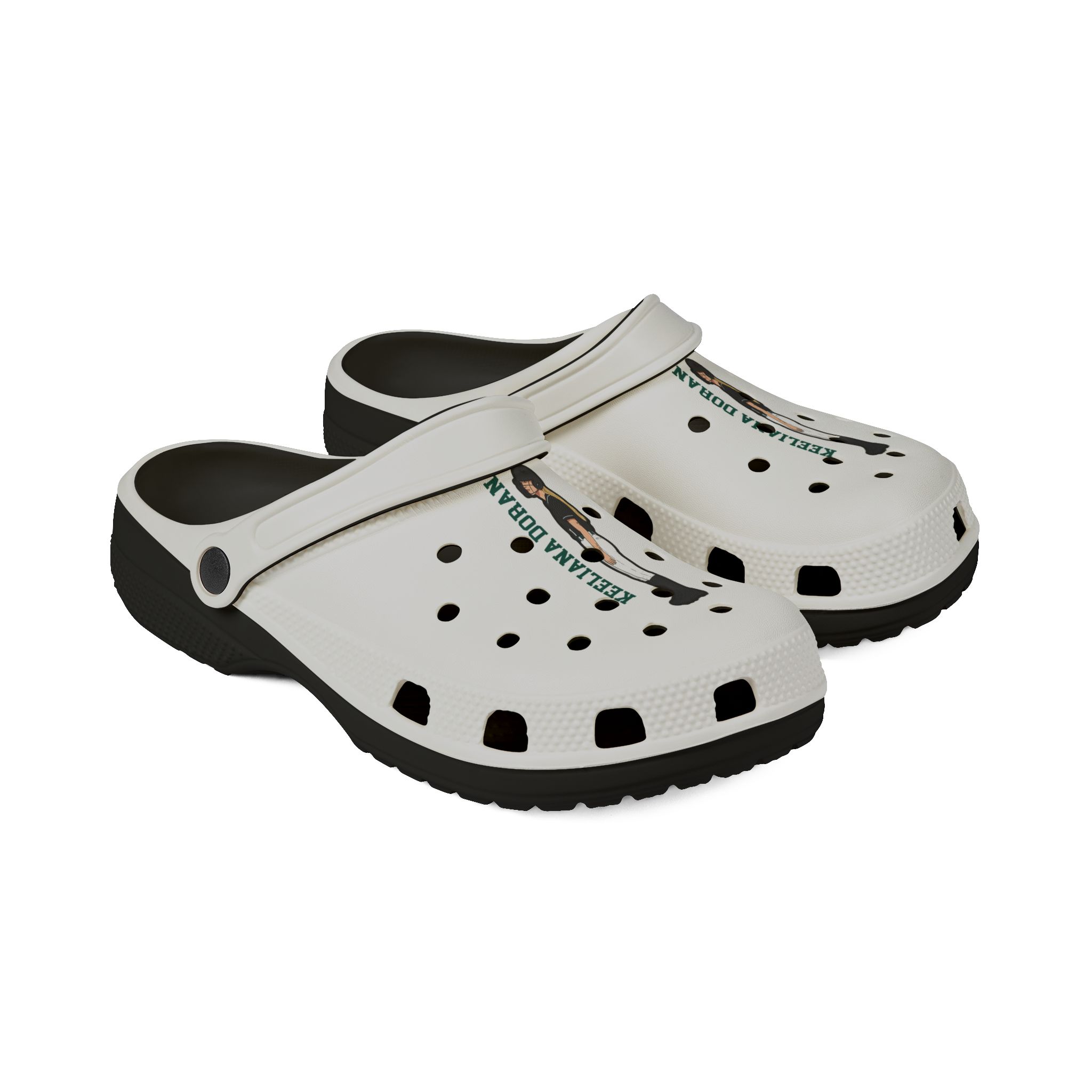 Rubber Clogs — character_name_vertical in Black