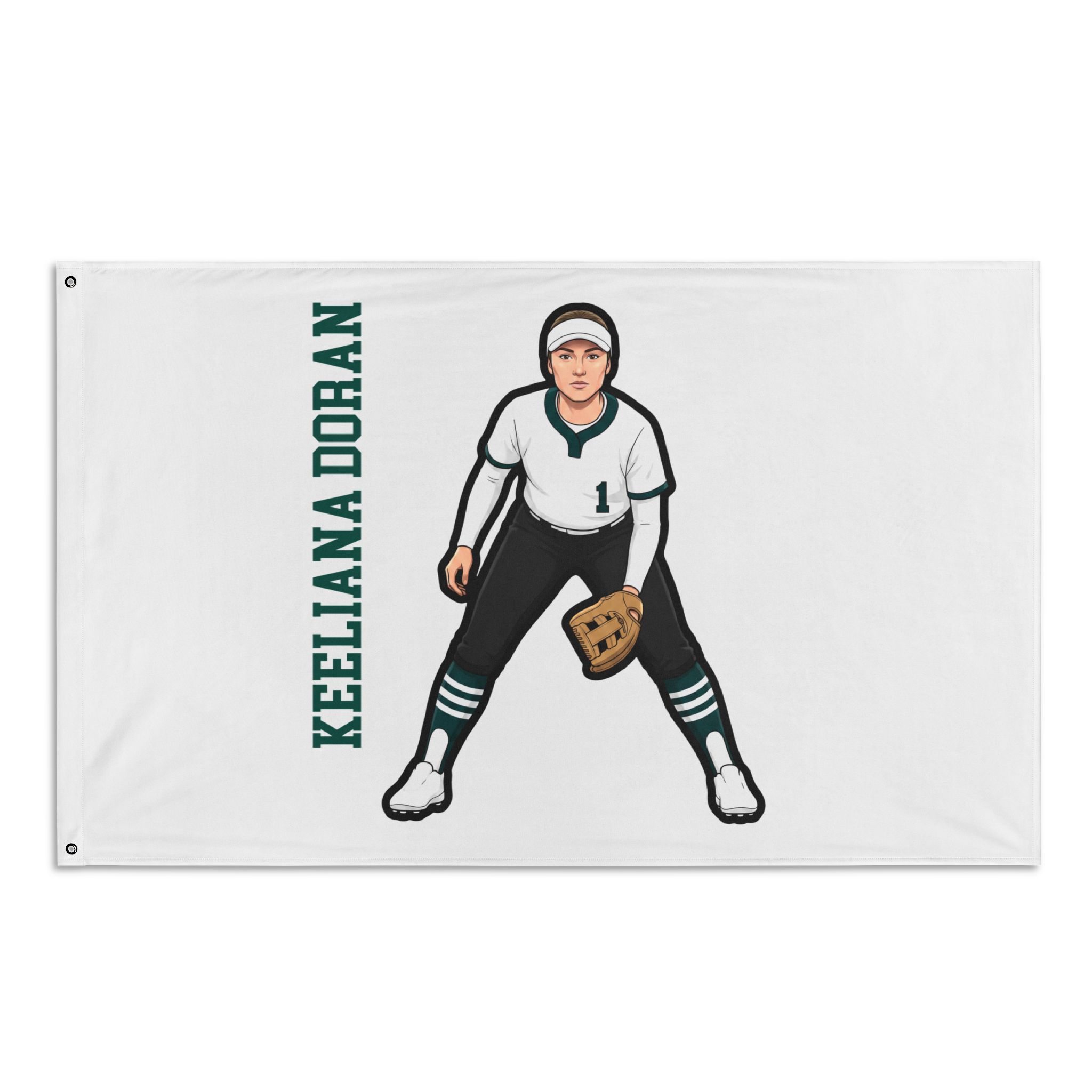 Flag (35 × 56 in) — character_name_vertical in Classic