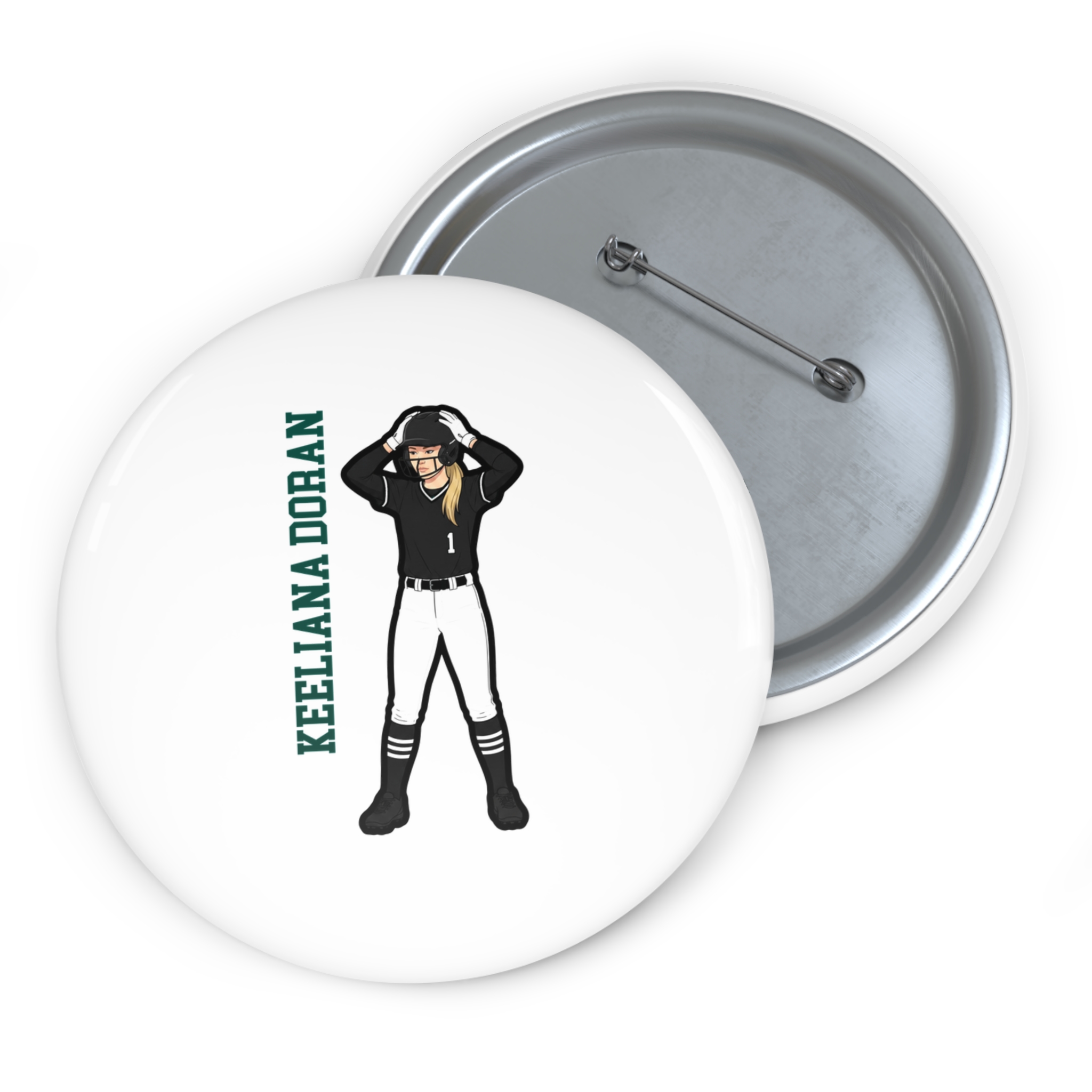 Game Day Pin — character_name_vertical in Classic