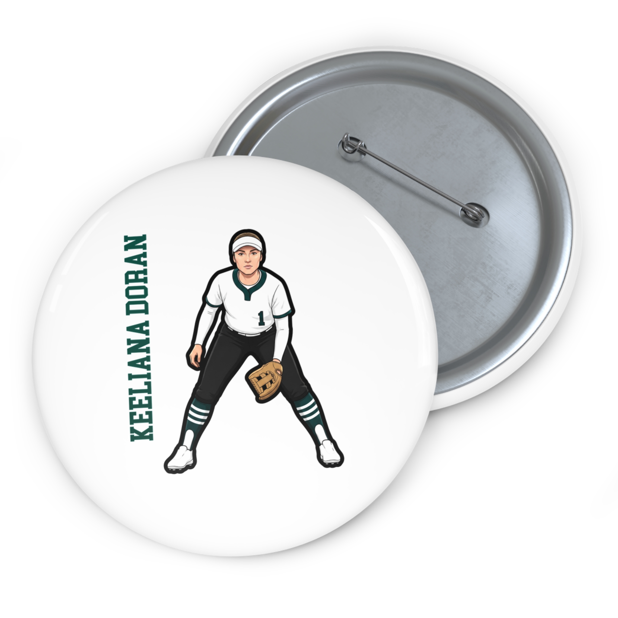 Game Day Pin — character_name_vertical in Classic
