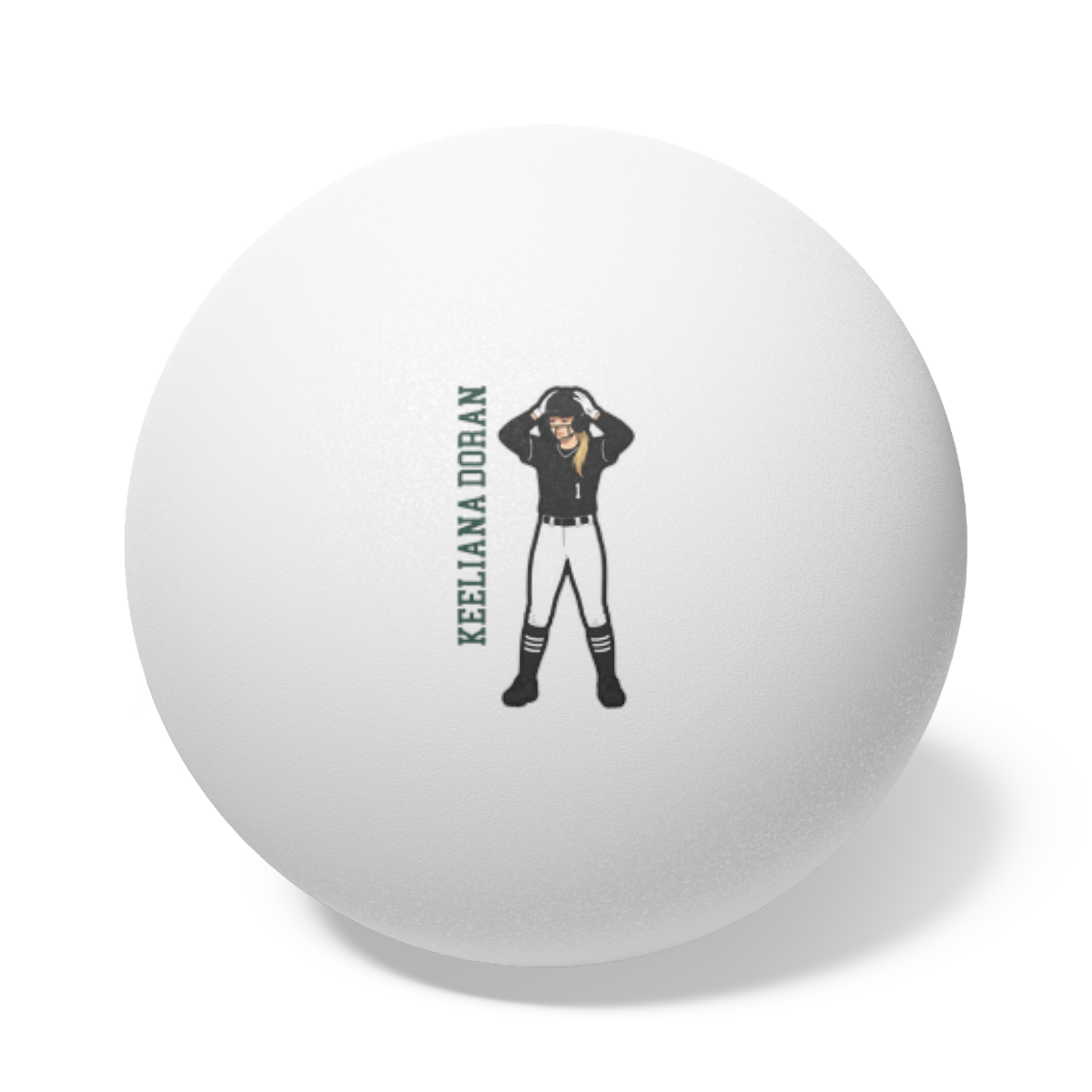 Ping Pong Balls, 6 pcs — character_name_vertical in White