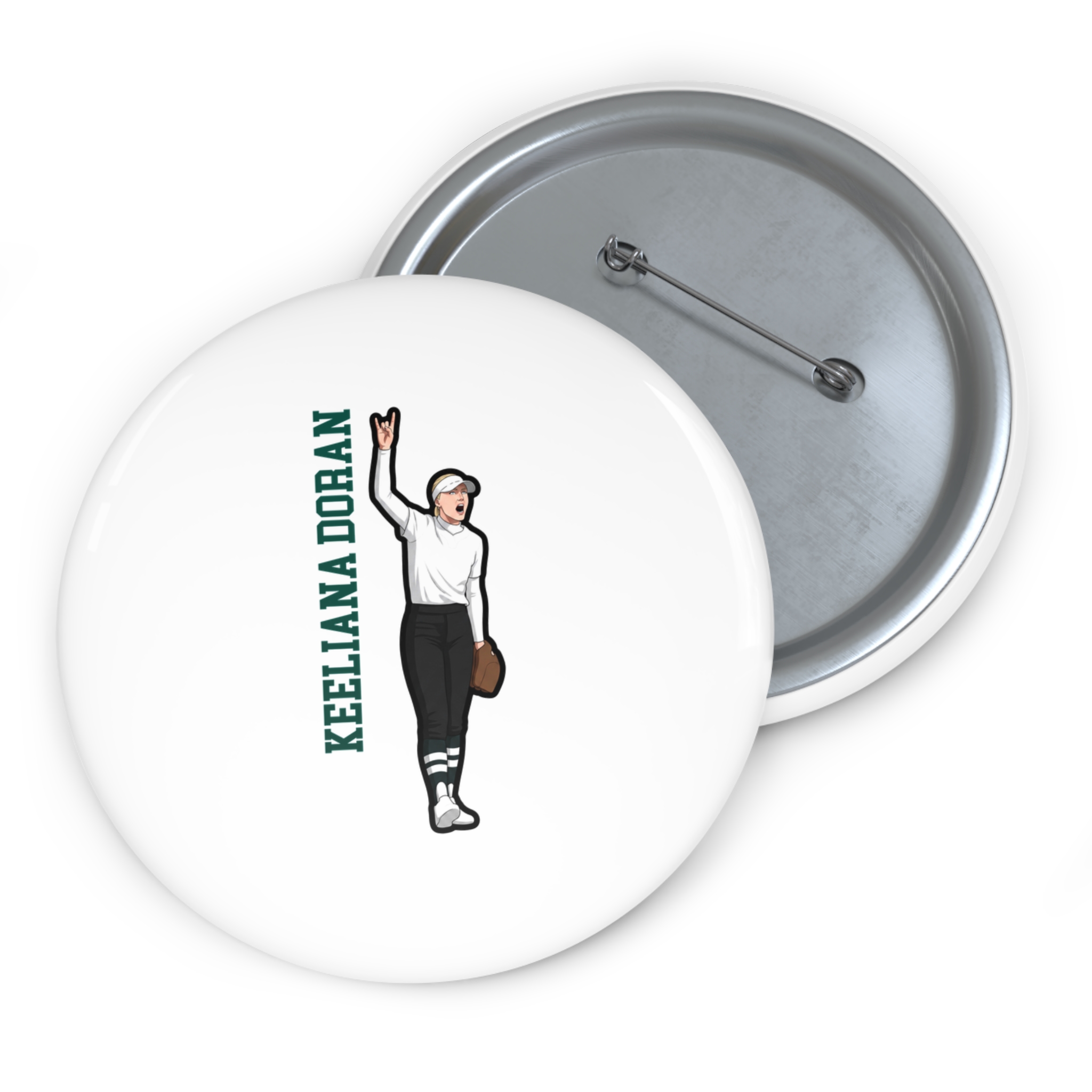 Game Day Pin — character_name_vertical in Classic