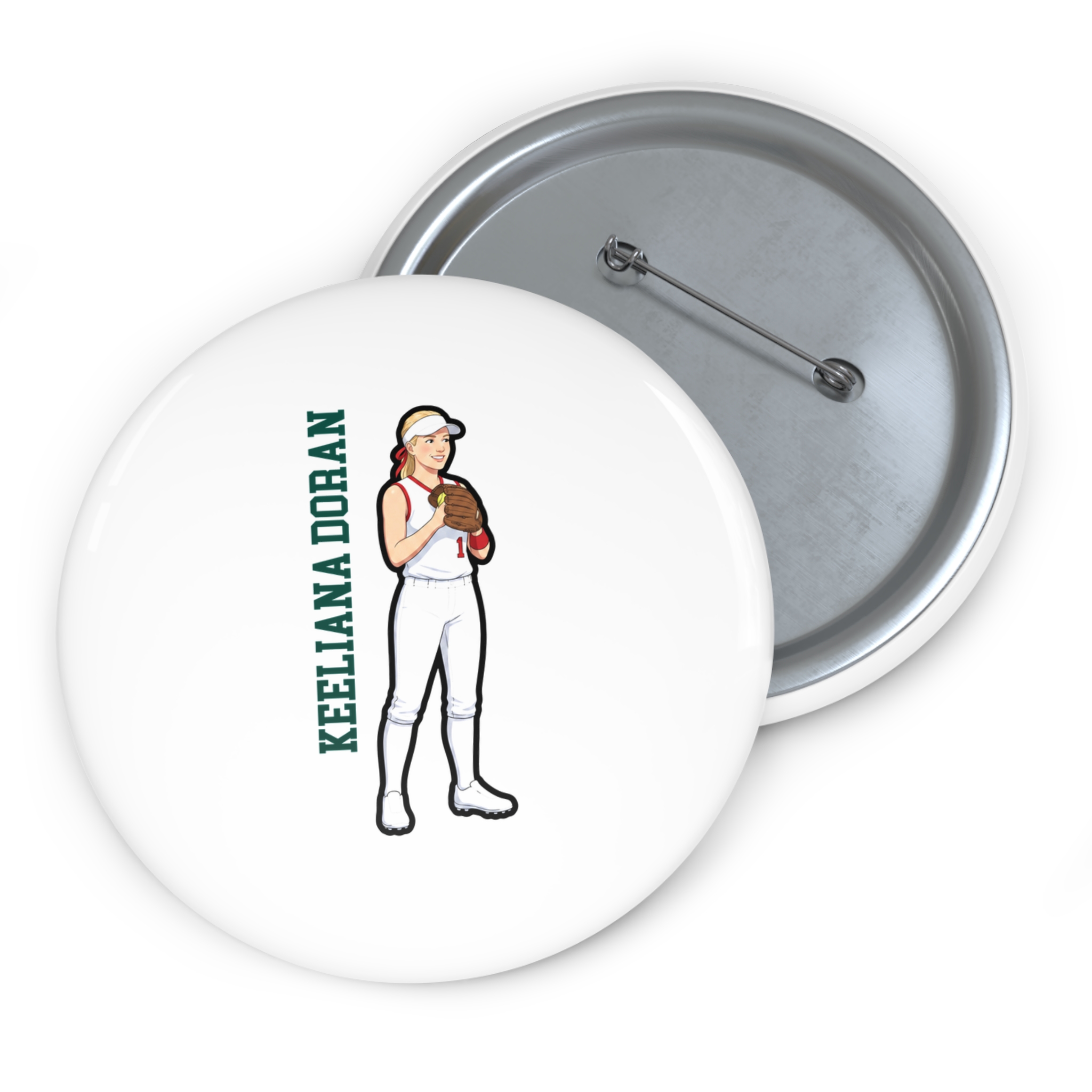 Game Day Pin — character_name_vertical in Classic