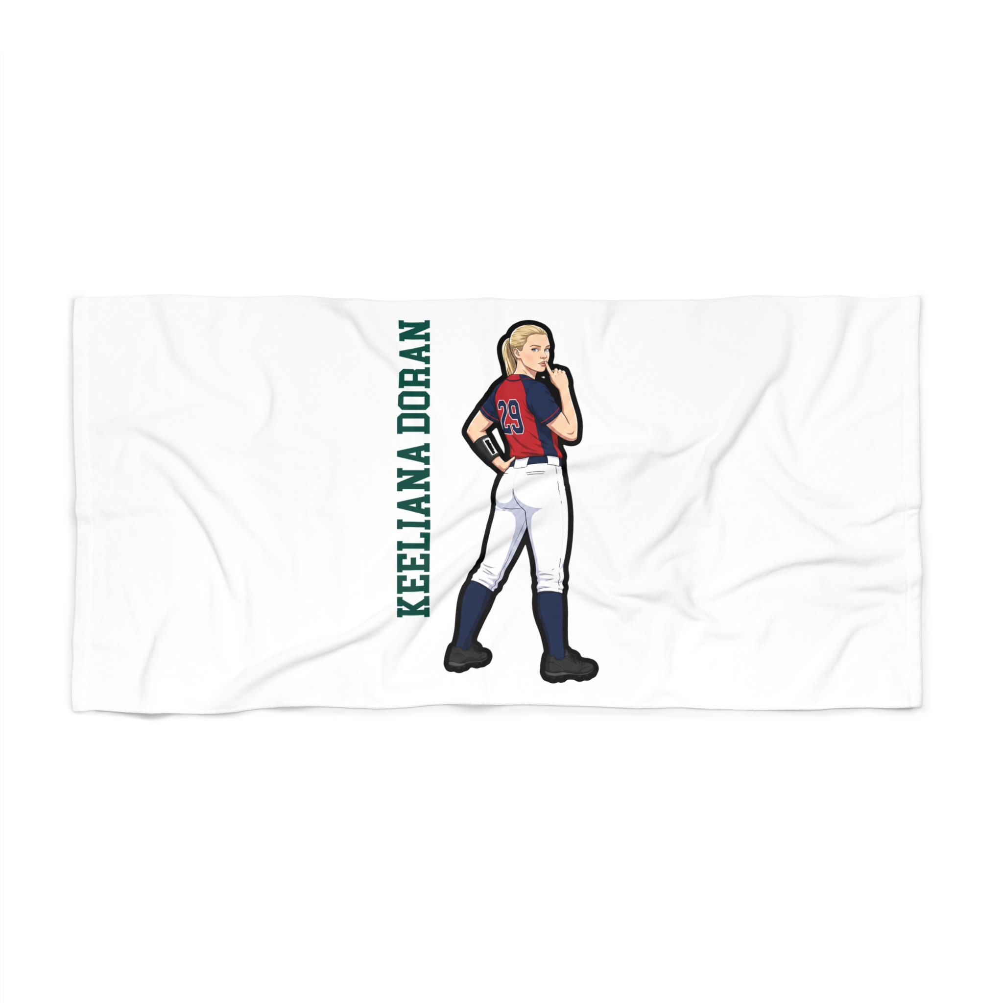 Beach Towel — character_name_vertical in Classic