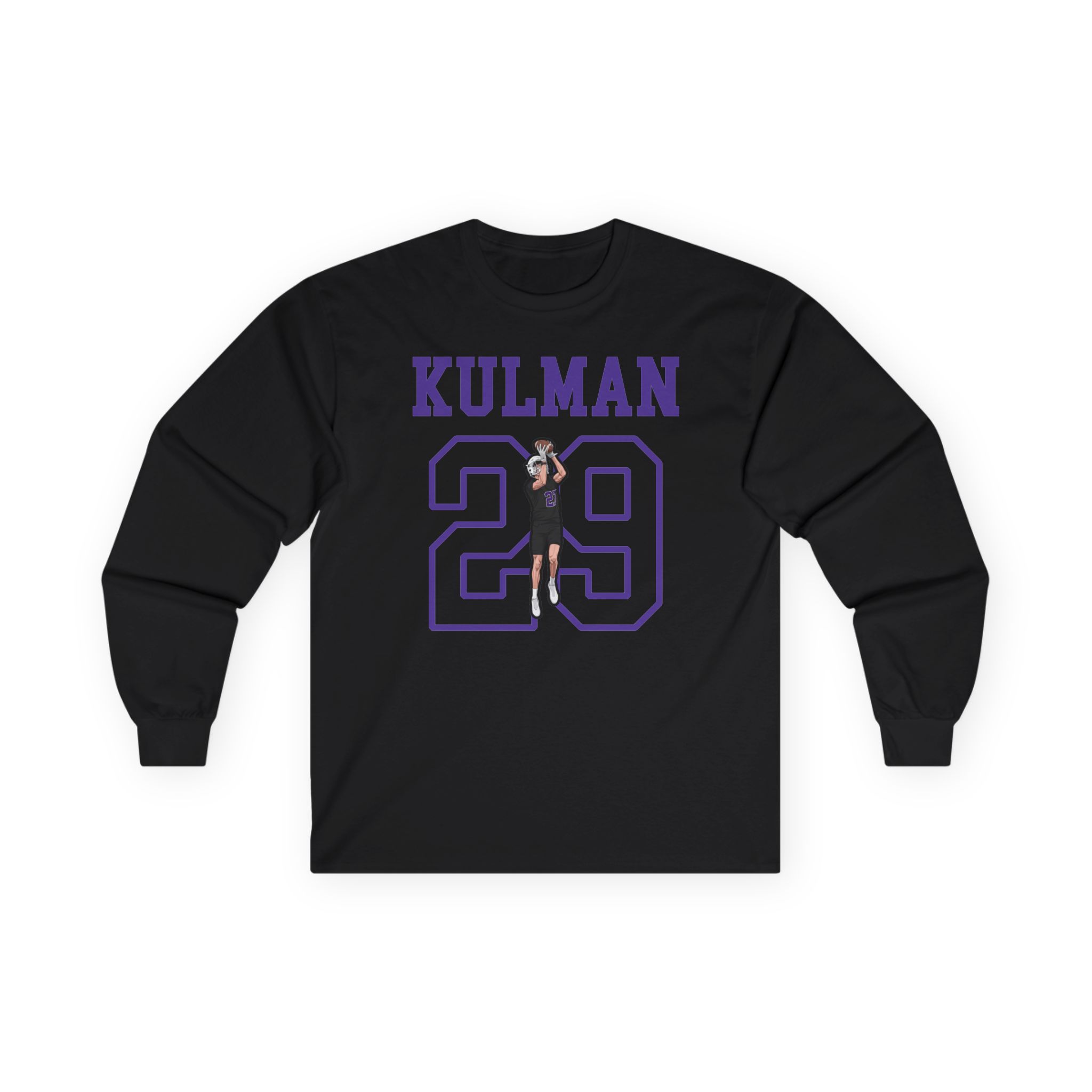 Long Sleeve Tee — character_shirsey in Black