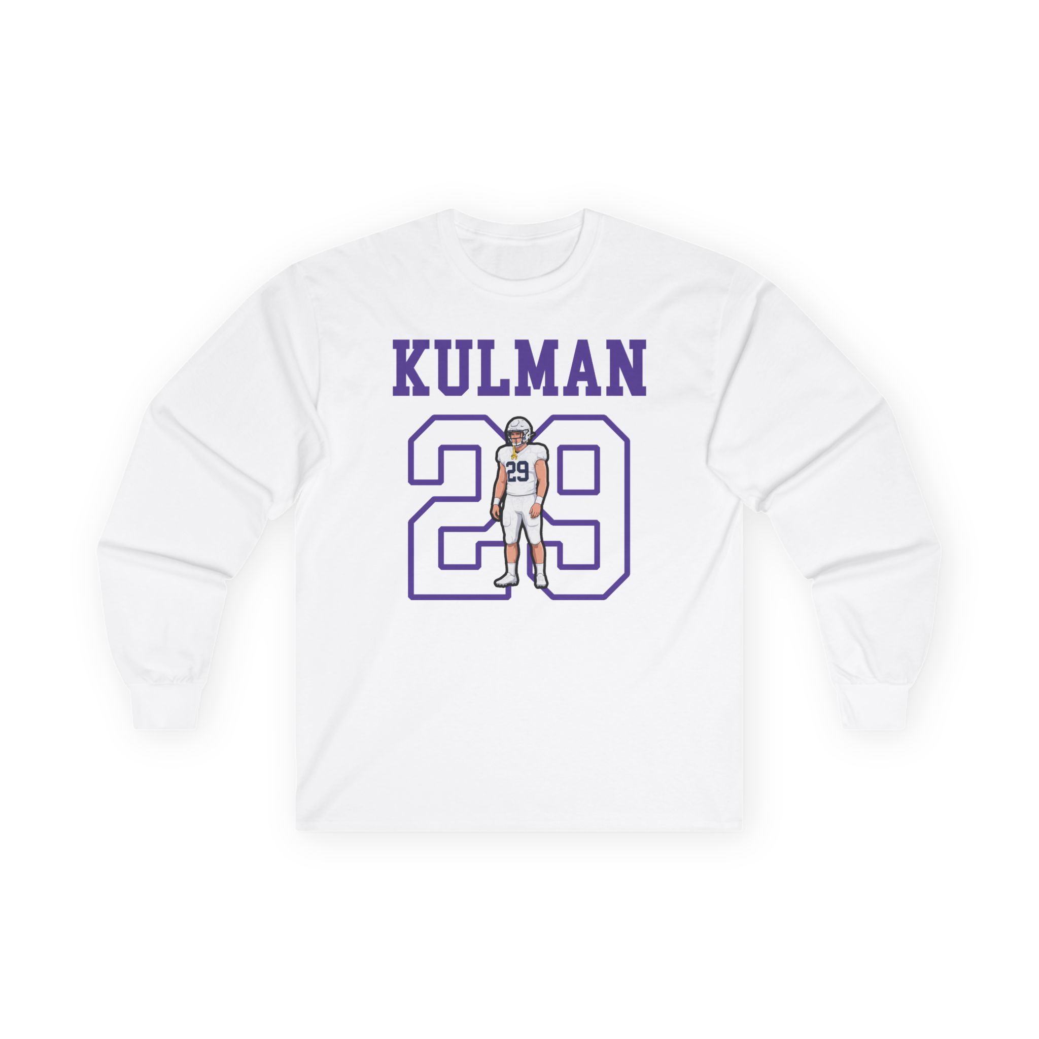 Long Sleeve Tee — character_shirsey in White