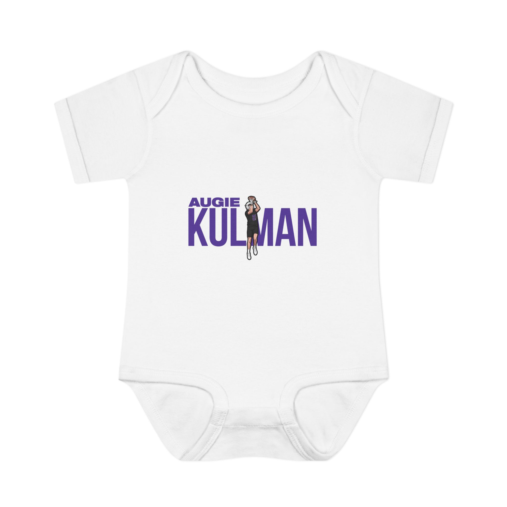 Baby Onesie — character_player_name in White