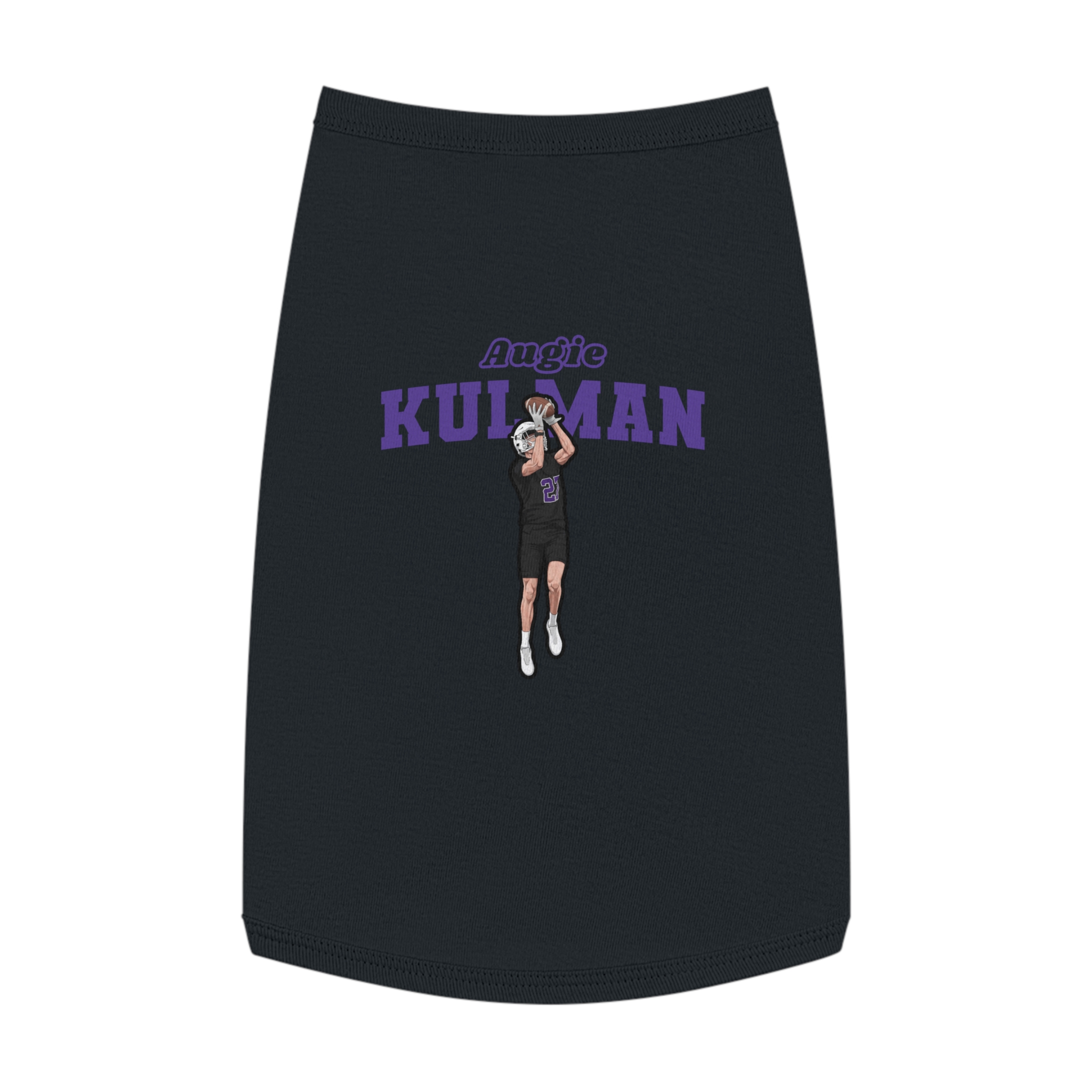 Pet Tank Top — character_name_arch in White