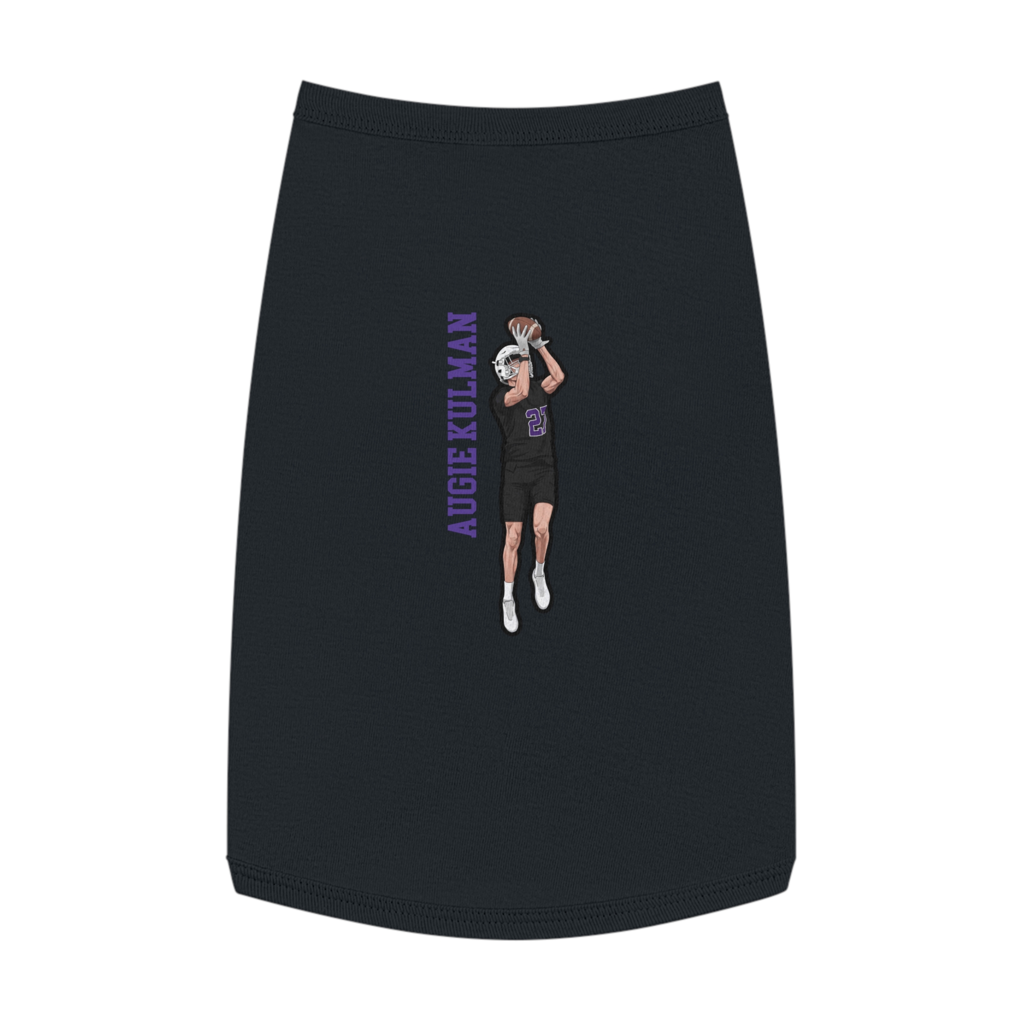 Pet Tank Top — character_name_vertical in White