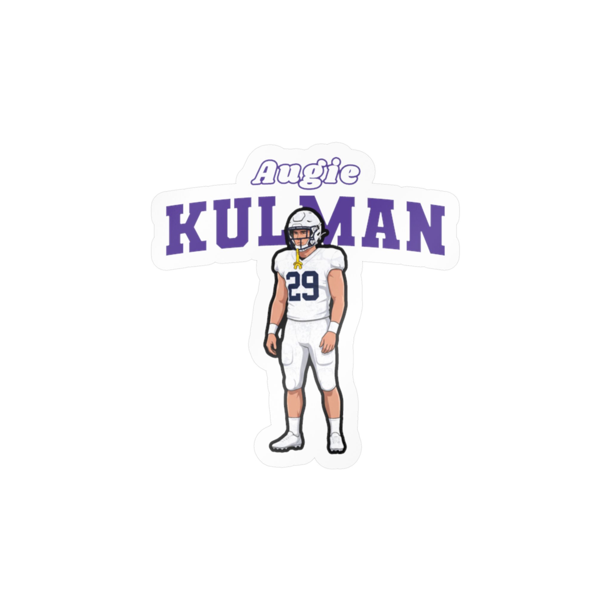 Vinyl Sticker — character_name_arch in Classic