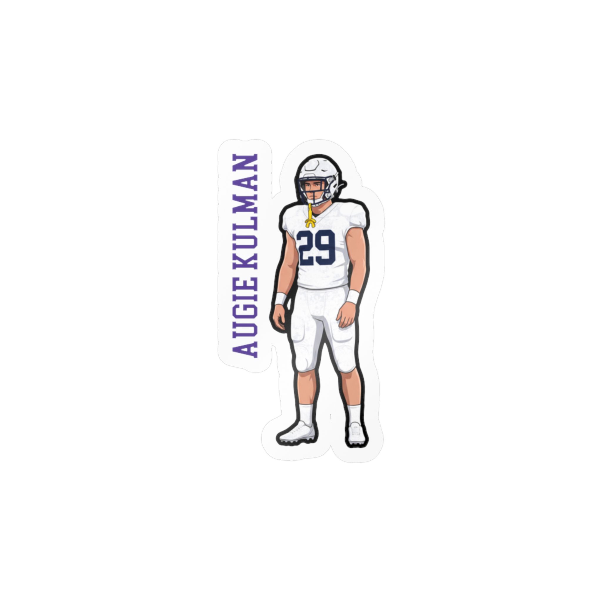 Vinyl Sticker — character_name_vertical in Classic