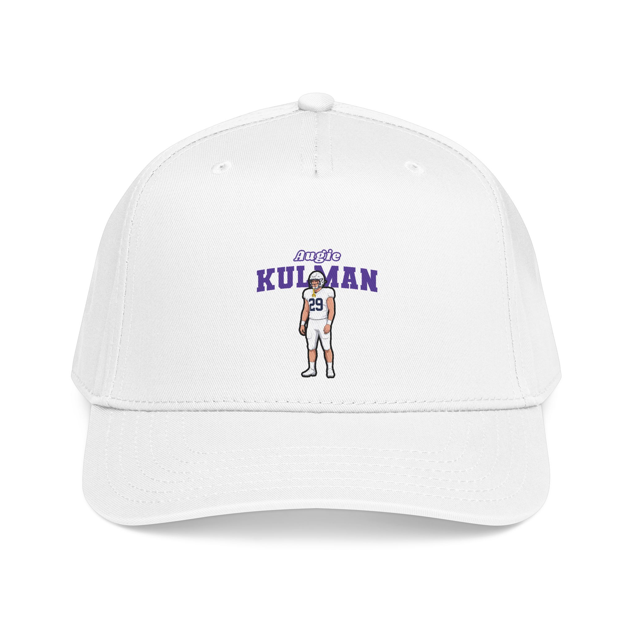 Baseball Cap — character_name_arch in White