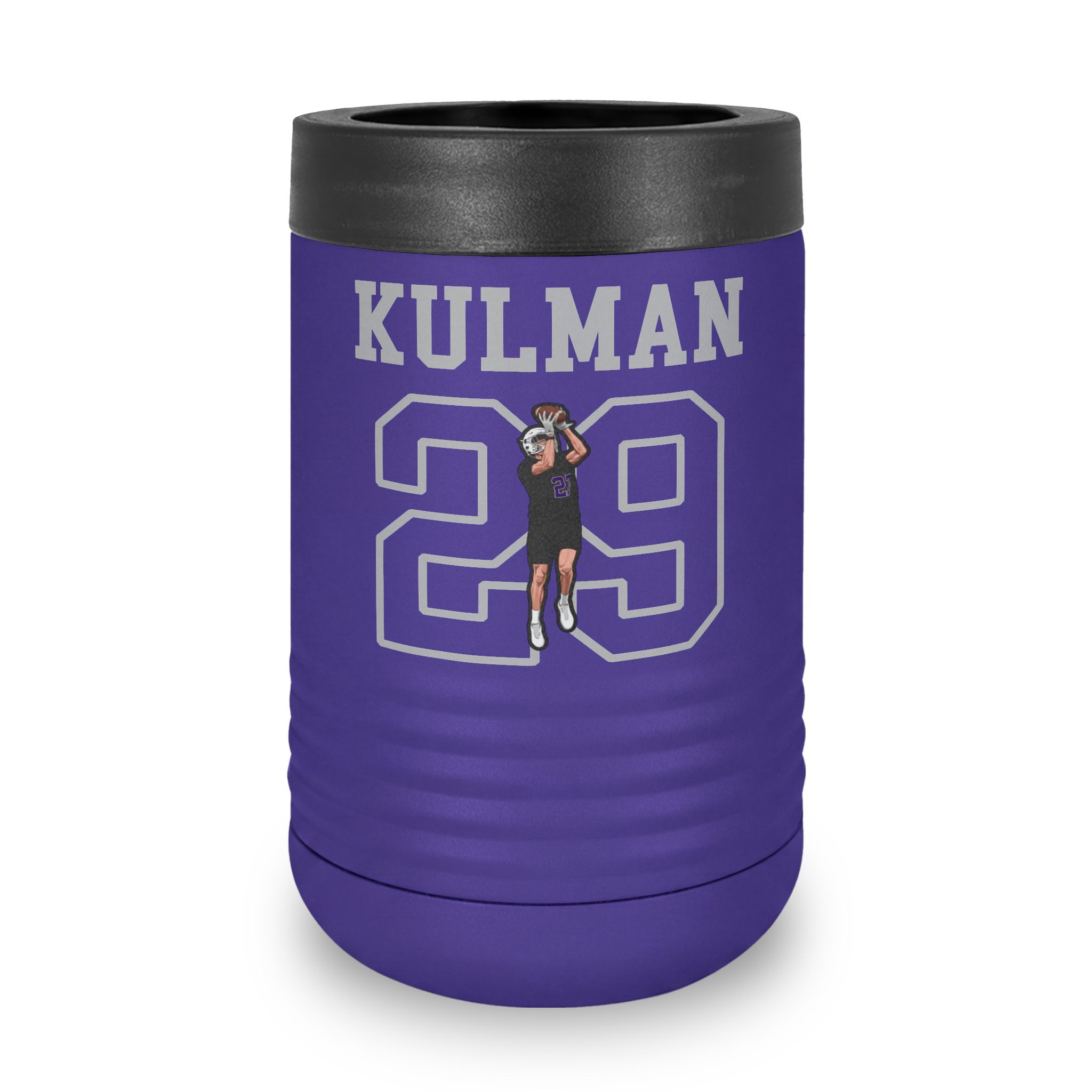 Stainless Can Cooler — character_shirsey in Purple